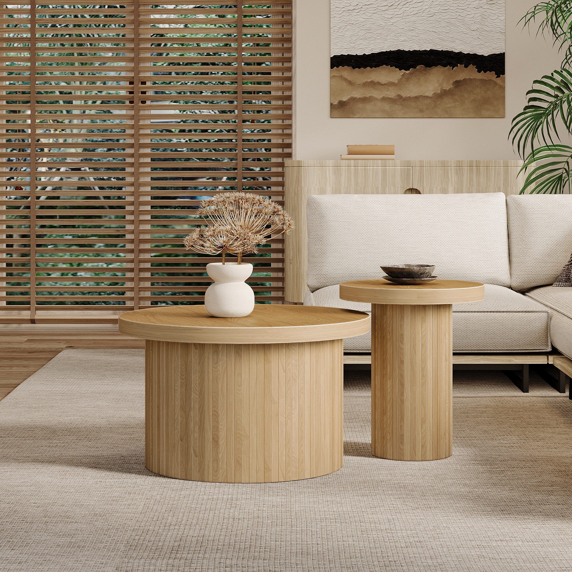 REDOM Couchtisch Elegantes Couchtischset aus MDF günstig online kaufen