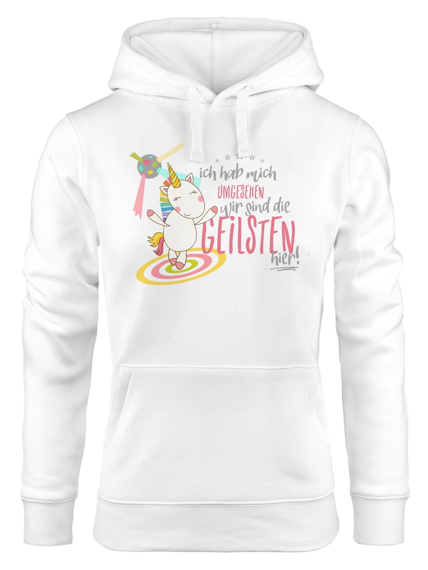 MoonWorks Hoodie Damen Kapuzen-Pullover Ich hab günstig online kaufen