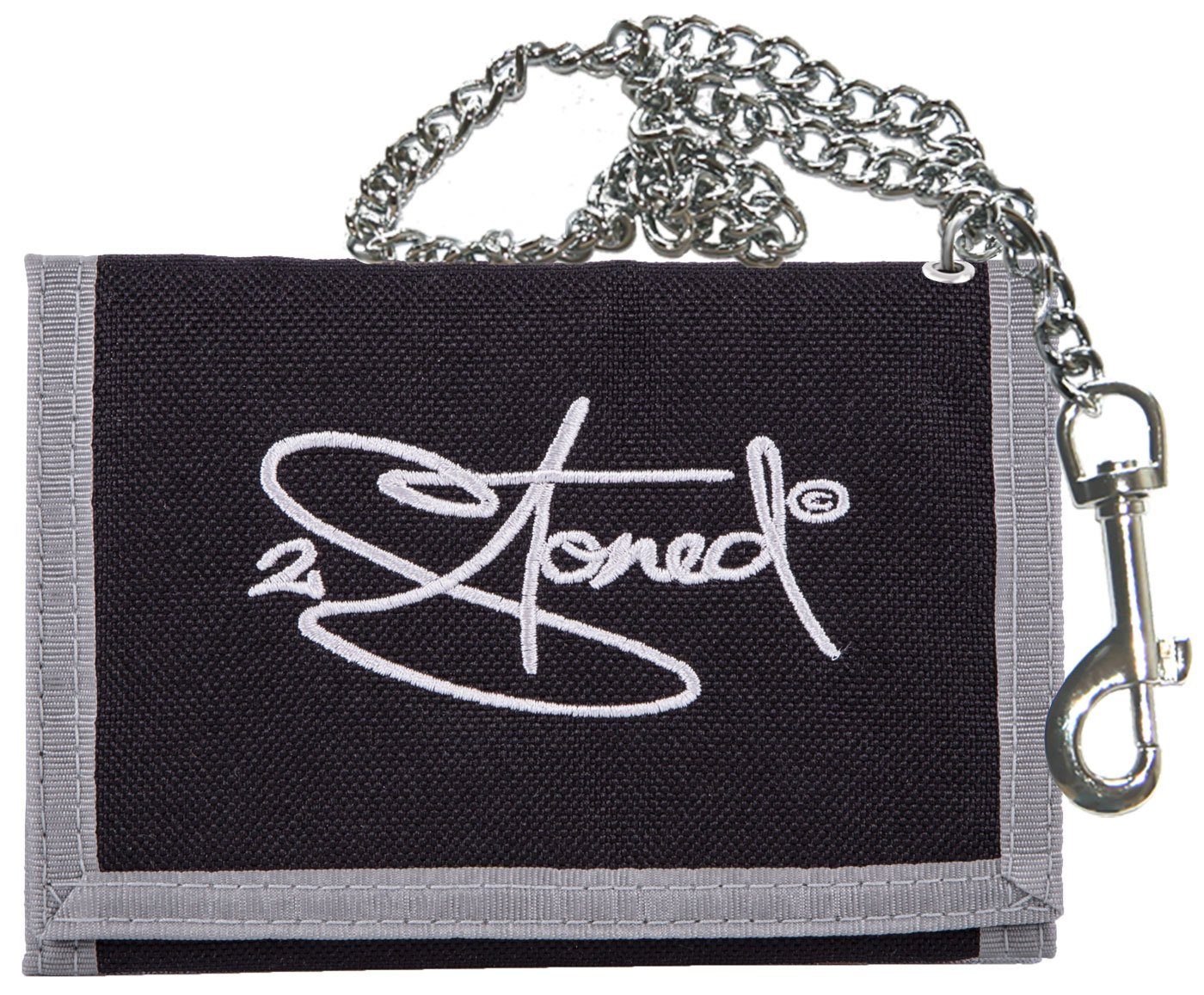 Geldbörse Wallet Classic mit Kette und Klettverschluß für Erwachsene u. Kinder