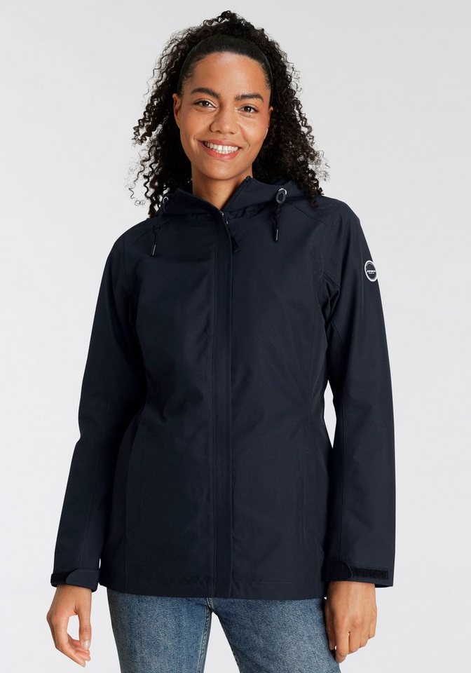 Icepeak Funktionsjacke D FUNKTIONSJACKE ADENAU Wasserdicht & Winddicht,  Wasser- und winddicht, atmungsaktiv, schnell trocknend