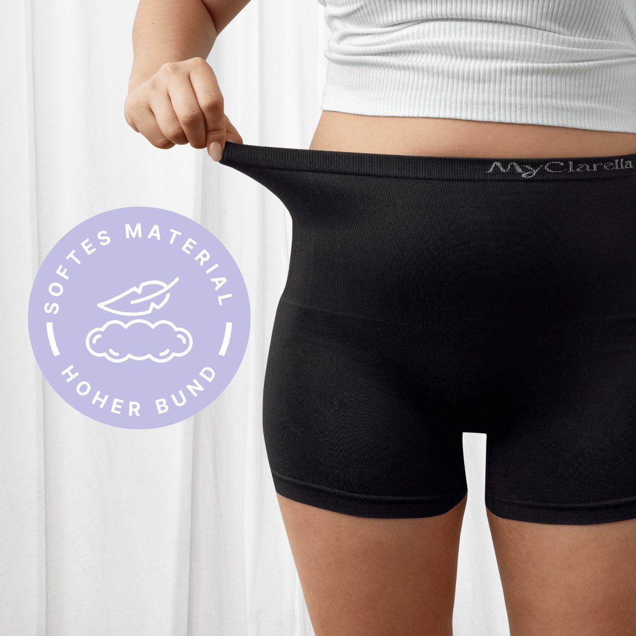 MyClarella Schwangerschaftsslip Unterhose für Schwangerschaft bis Wochenbett - The Mama Panty – Bild 3 von 5