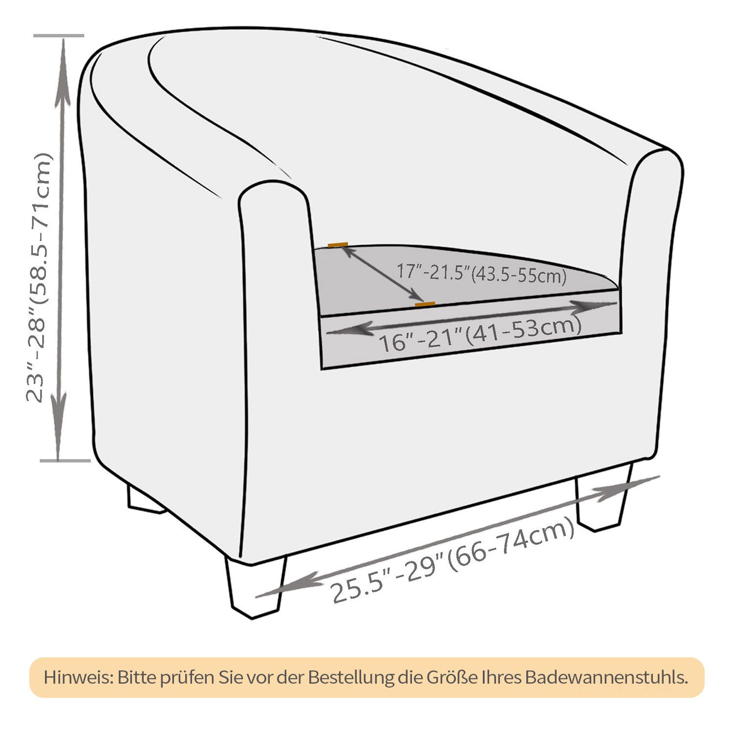 Refttenw Sofabezug 1-Sitzer 360° All-Inclusive Einteiliger Stuhlbezug Stret günstig online kaufen