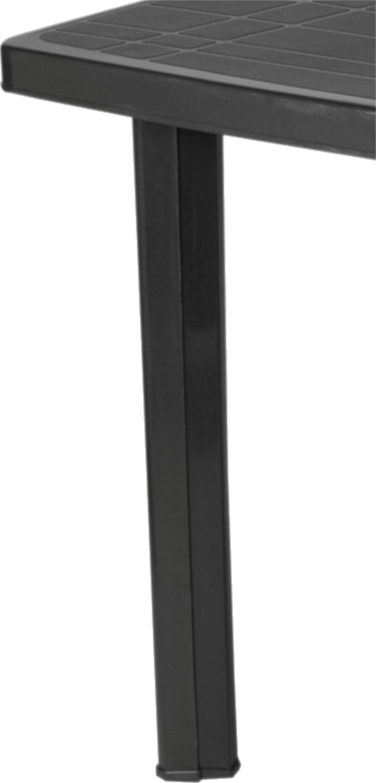 Progarden Gartentisch Esstisch Bistrotisch Terrassentisch Balkontisch 140x90cm Schwarz (Stück, 1-St., Packung), UV-Beständig, Robust, Wetterfest, Made in Italy, Hochwertig