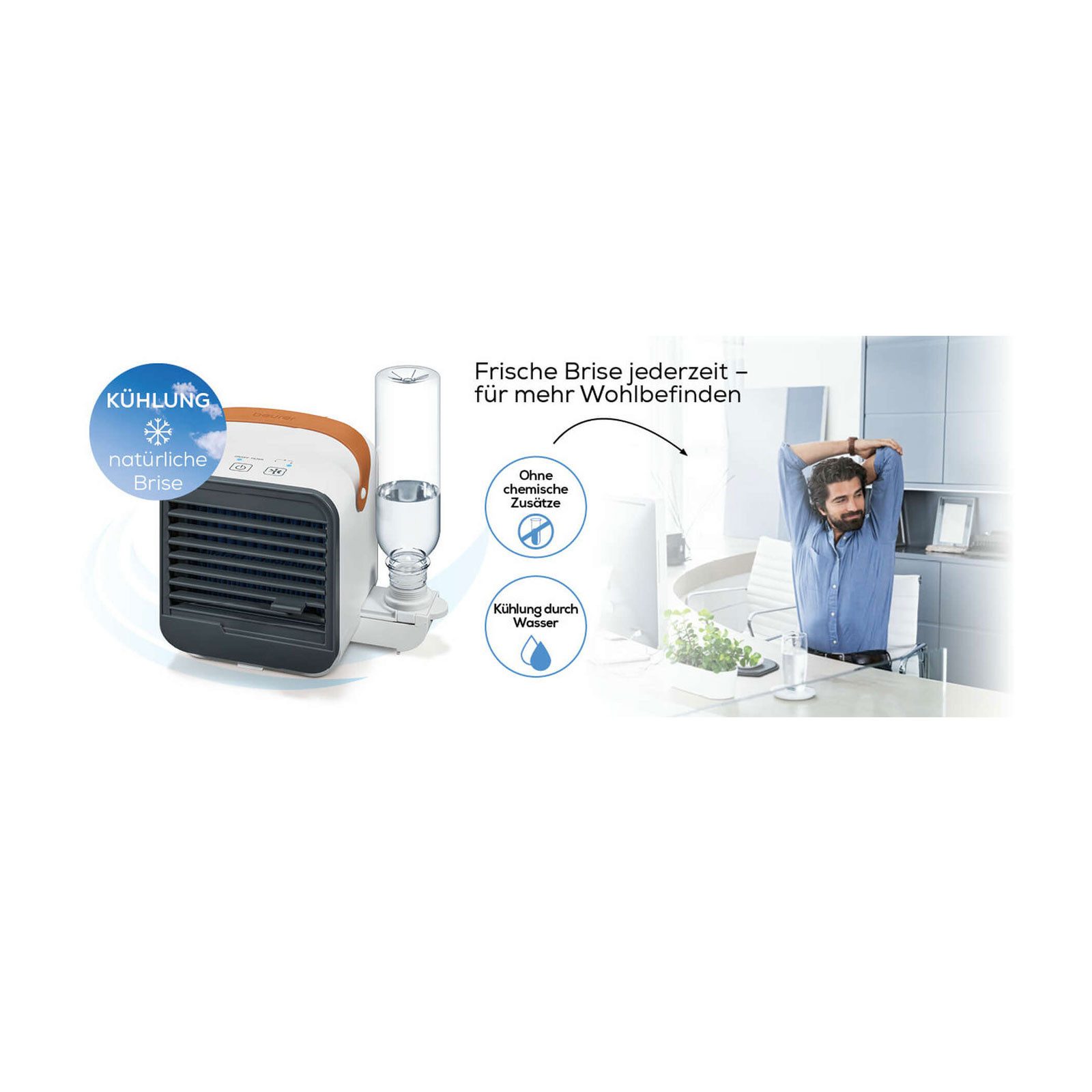 BEURER Tischventilator LV 50 Fresh Breeze