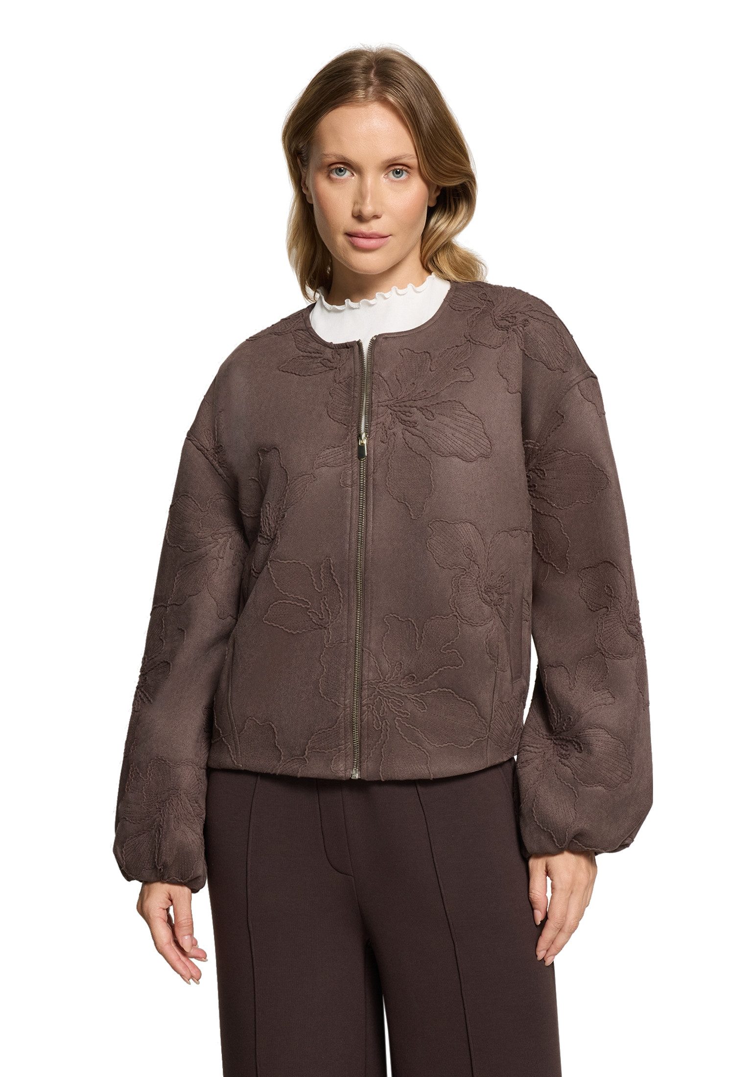 Cartoon Jackenblazer Damen mit Eingrifftaschen