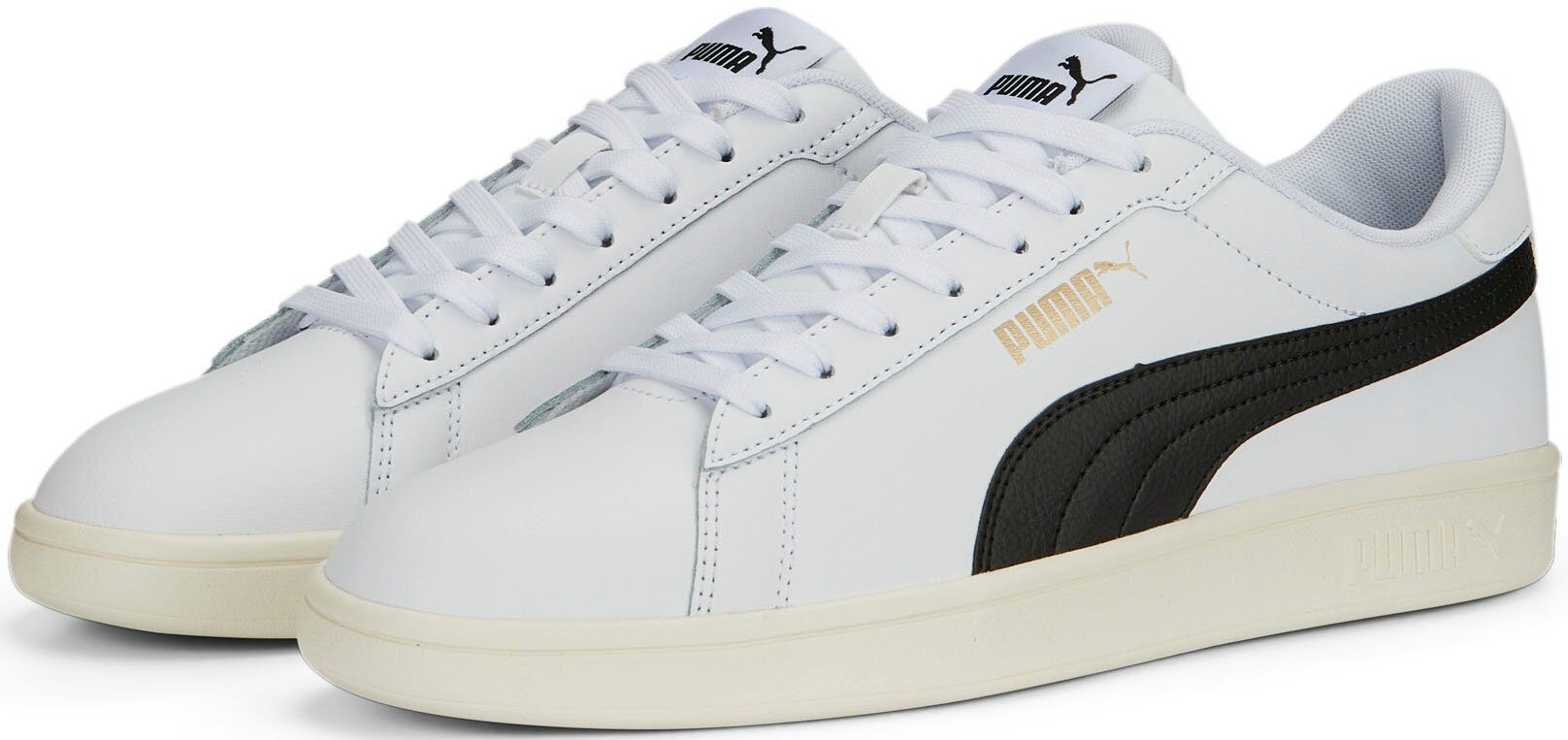 PUMA Puma Smash 3.0 L Sneaker weiß-schwarz