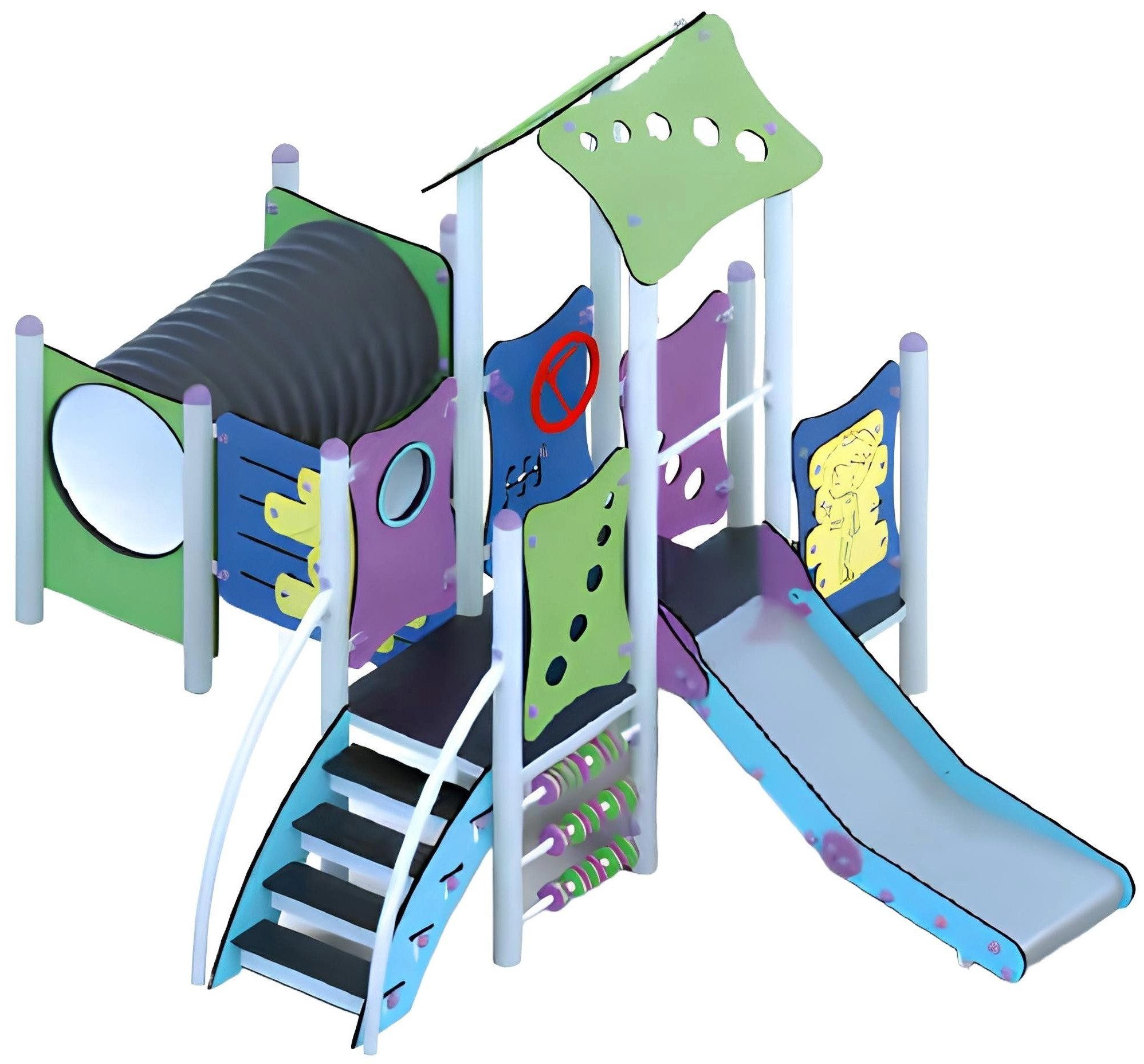Xlmoebel Spielturm Hochwertiger Spielplatz mit sicherem Design für Kinder, Hergestellt in Europa