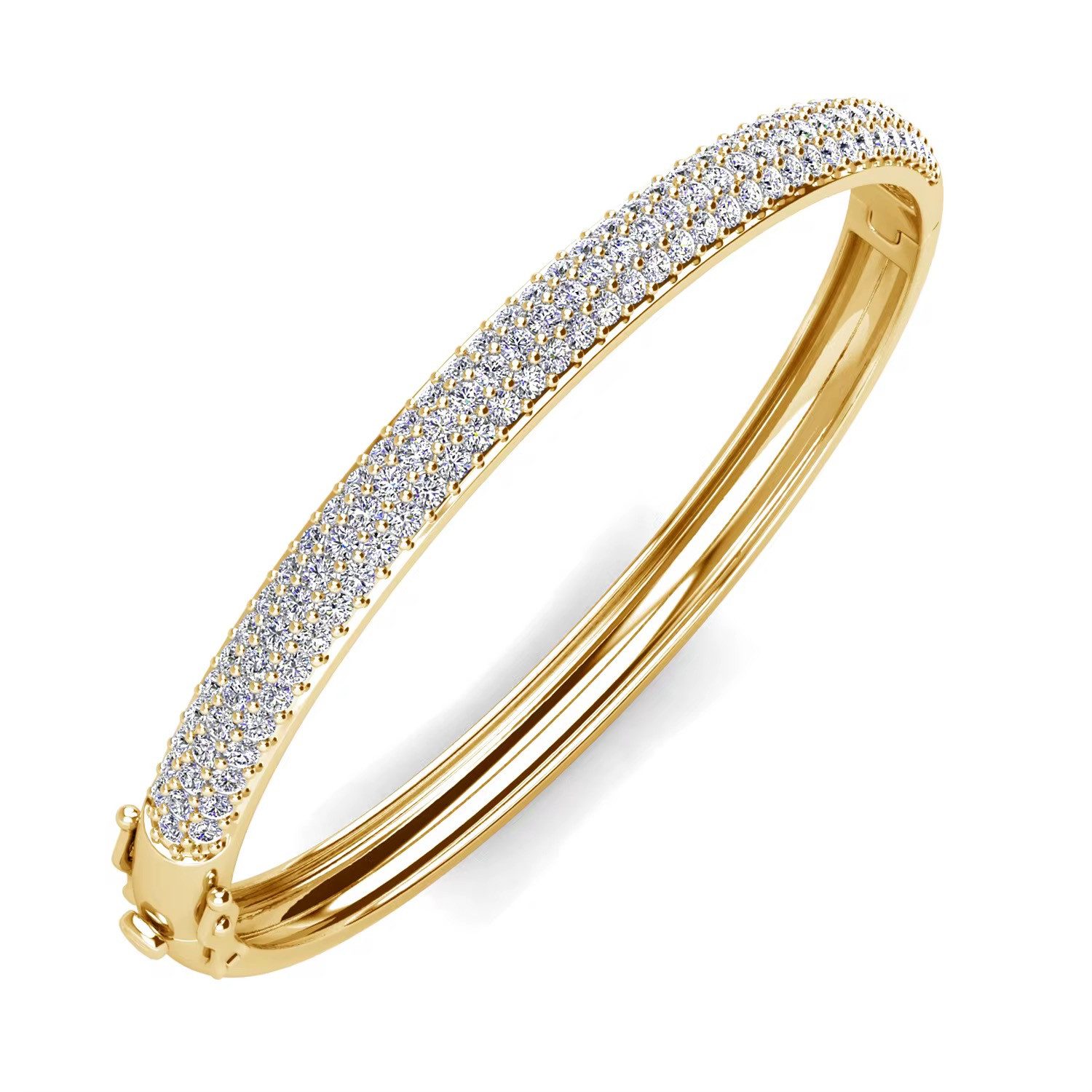 ROUGEMONT Armreif Funkelnder Zirkonia Damen Amreif Hypoallergen 18K Vergold günstig online kaufen