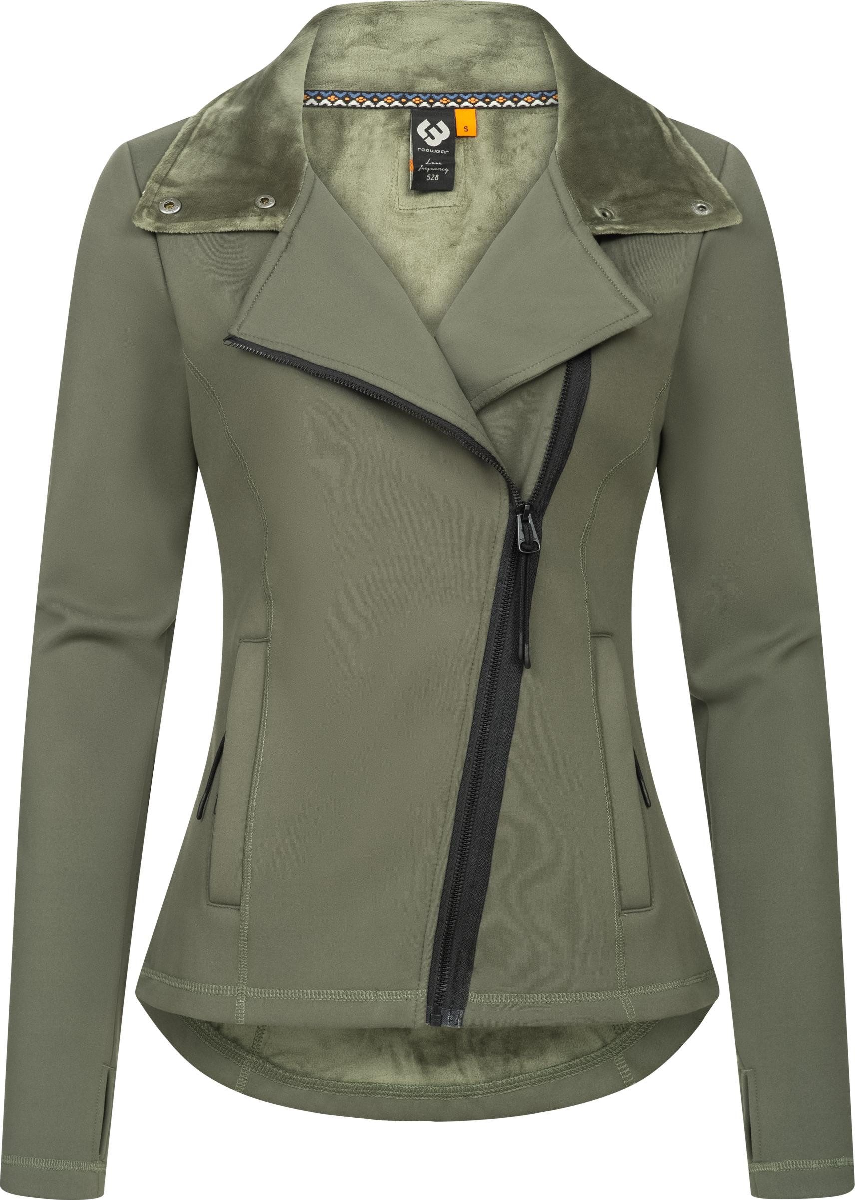 Ragwear Sweatjacke "Saskie", Modische Damen Kapuzenjacke mit kuschlig weich günstig online kaufen