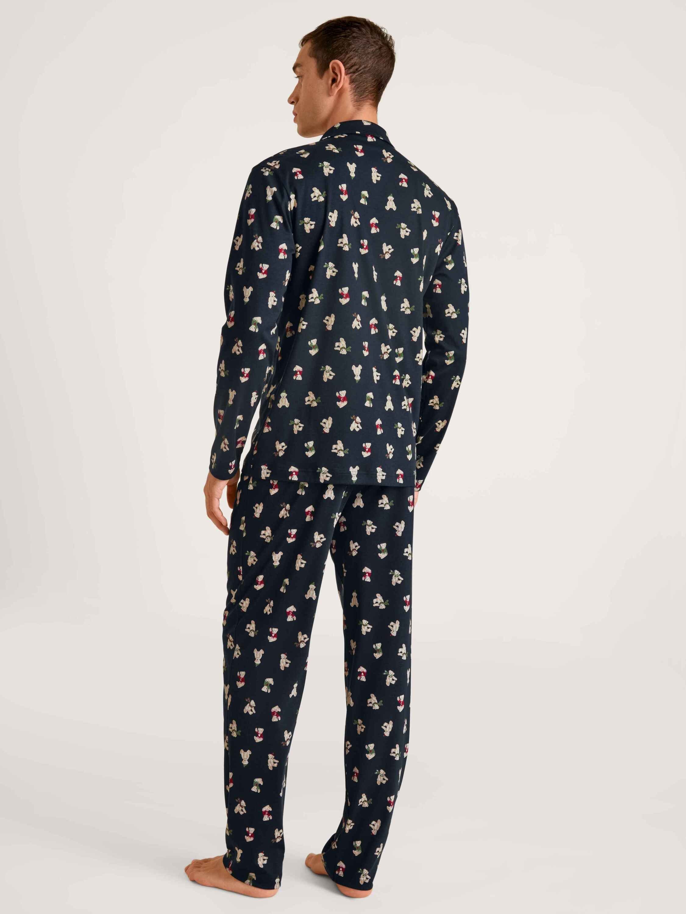 Pyjama, Pyjama (2 CALIDA tlg) durchgeknöpft