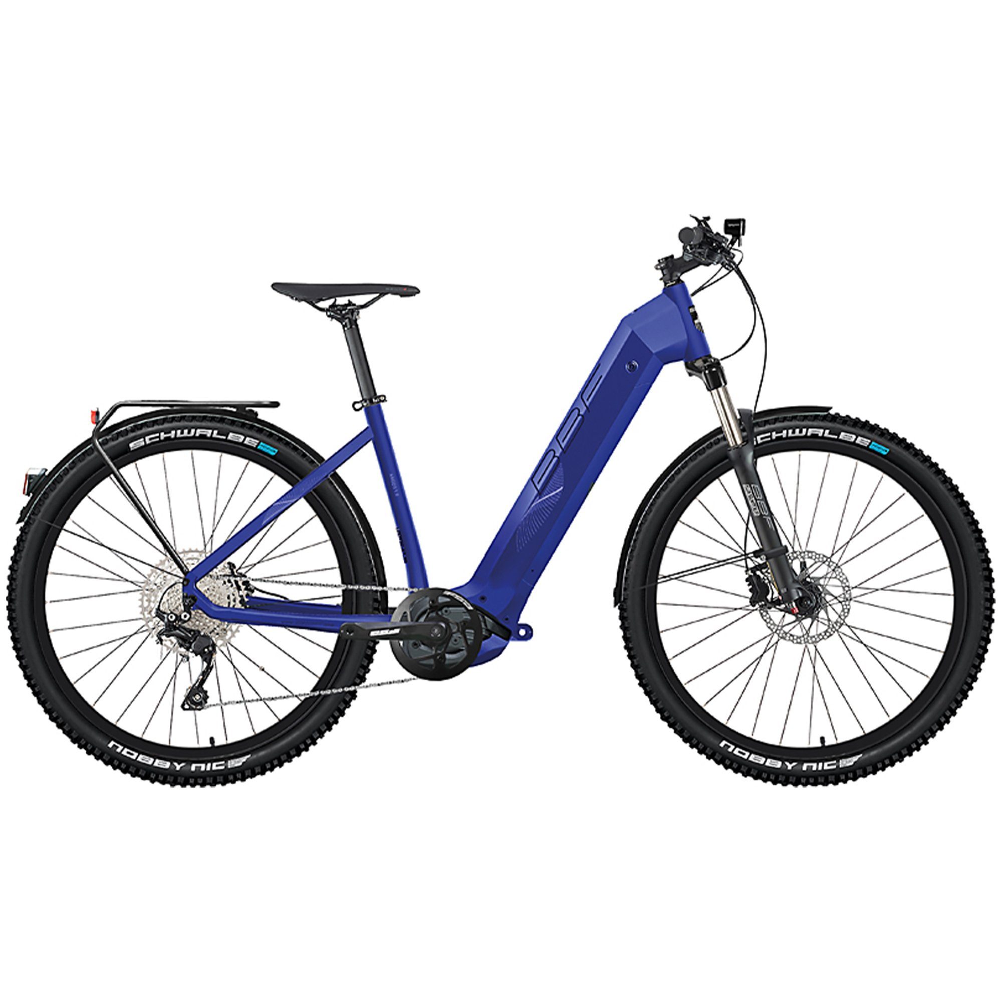 BBF Bikes E-Bike eStreetrider, 12 Gang Shimano Deore RD-M6100 Schaltwerk, Kettenschaltung, Mittelmotor, 625 Wh Akku, 27,5" E Bike Trekkingbike Pedelec 160-180cm E Fahrrad Bosch SUV Bike