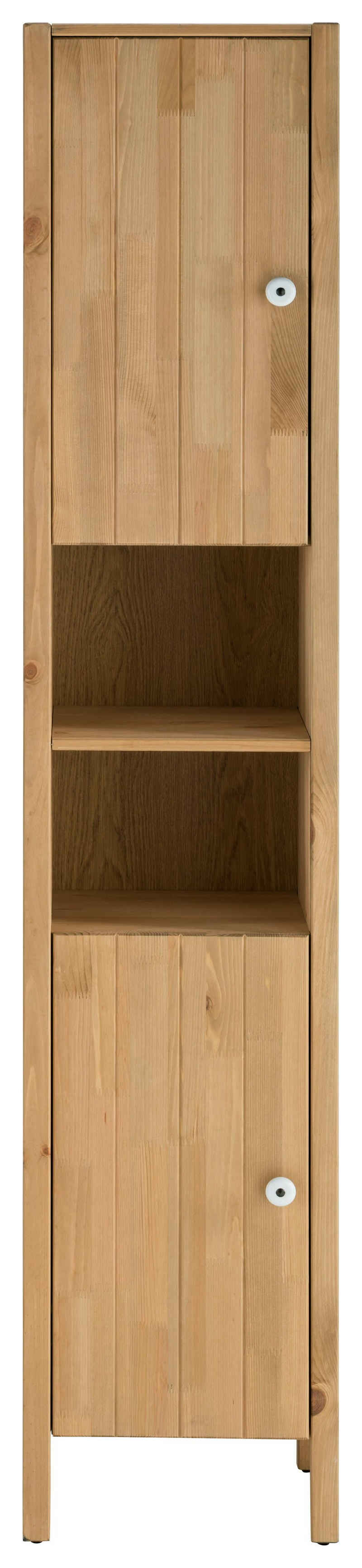 Home affaire Hochschrank Tina Badmöbel, Schrank, Breite 31,5 cm, Massivholz