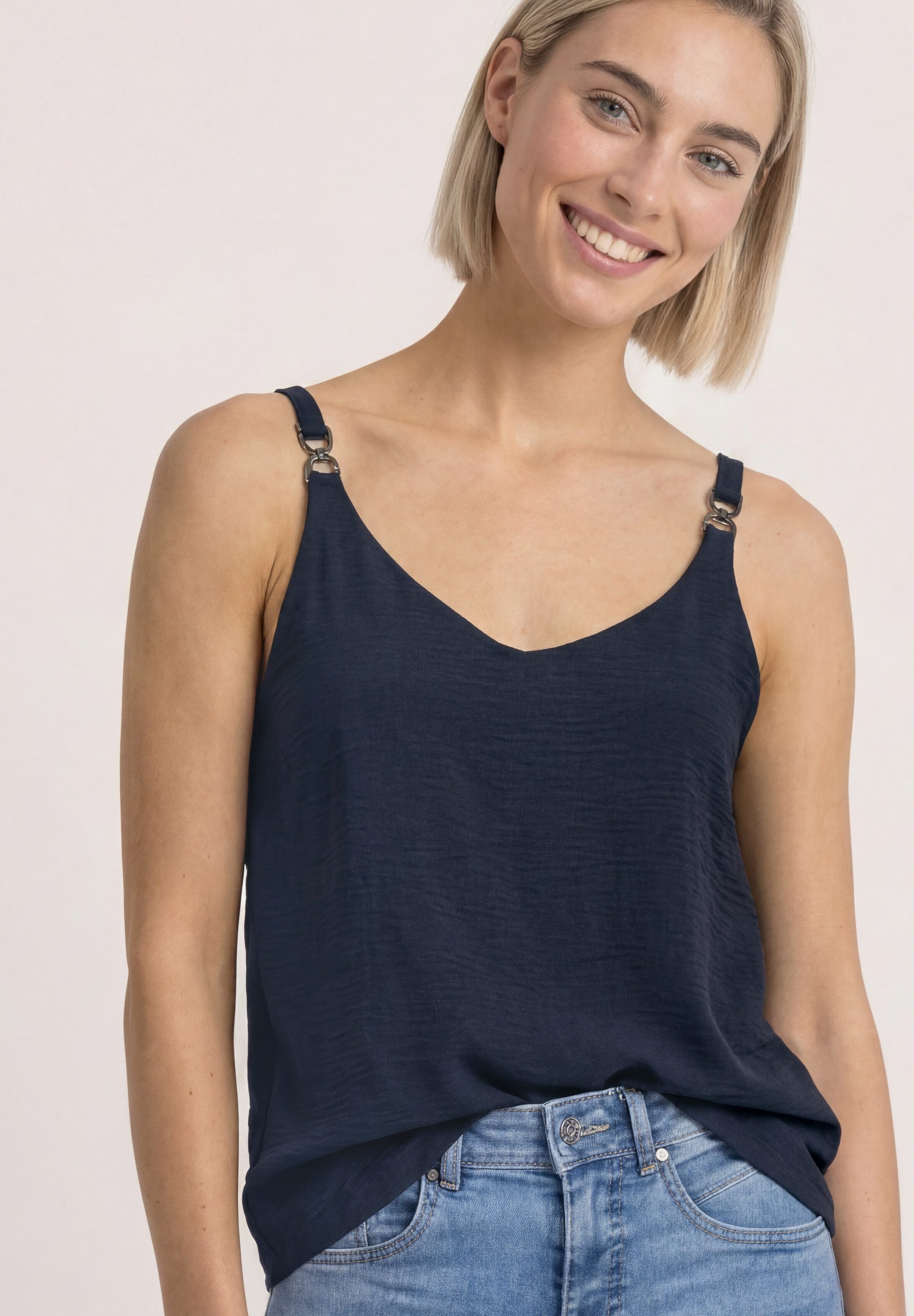 STREET ONE Tanktop mit V-Ausschnitt
