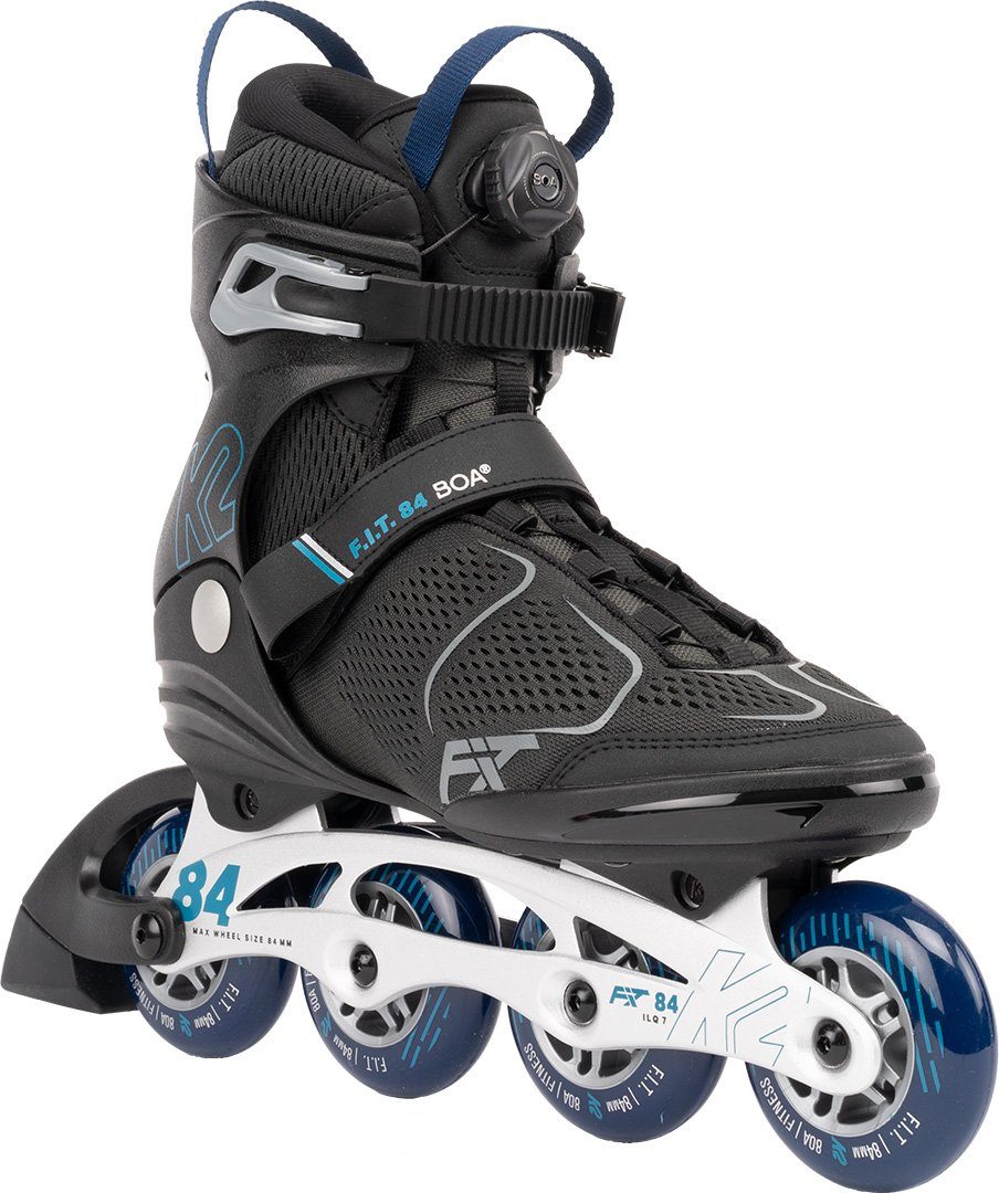 K2 Inlineskates K2 F.I.T. 84 BOA Inline Skate grey/blue