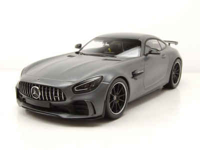 Minichamps Modellauto Mercedes AMG GT-R 2021 matt grau metallic Modellauto 1:18 Minichamps, Maßstab 1:18