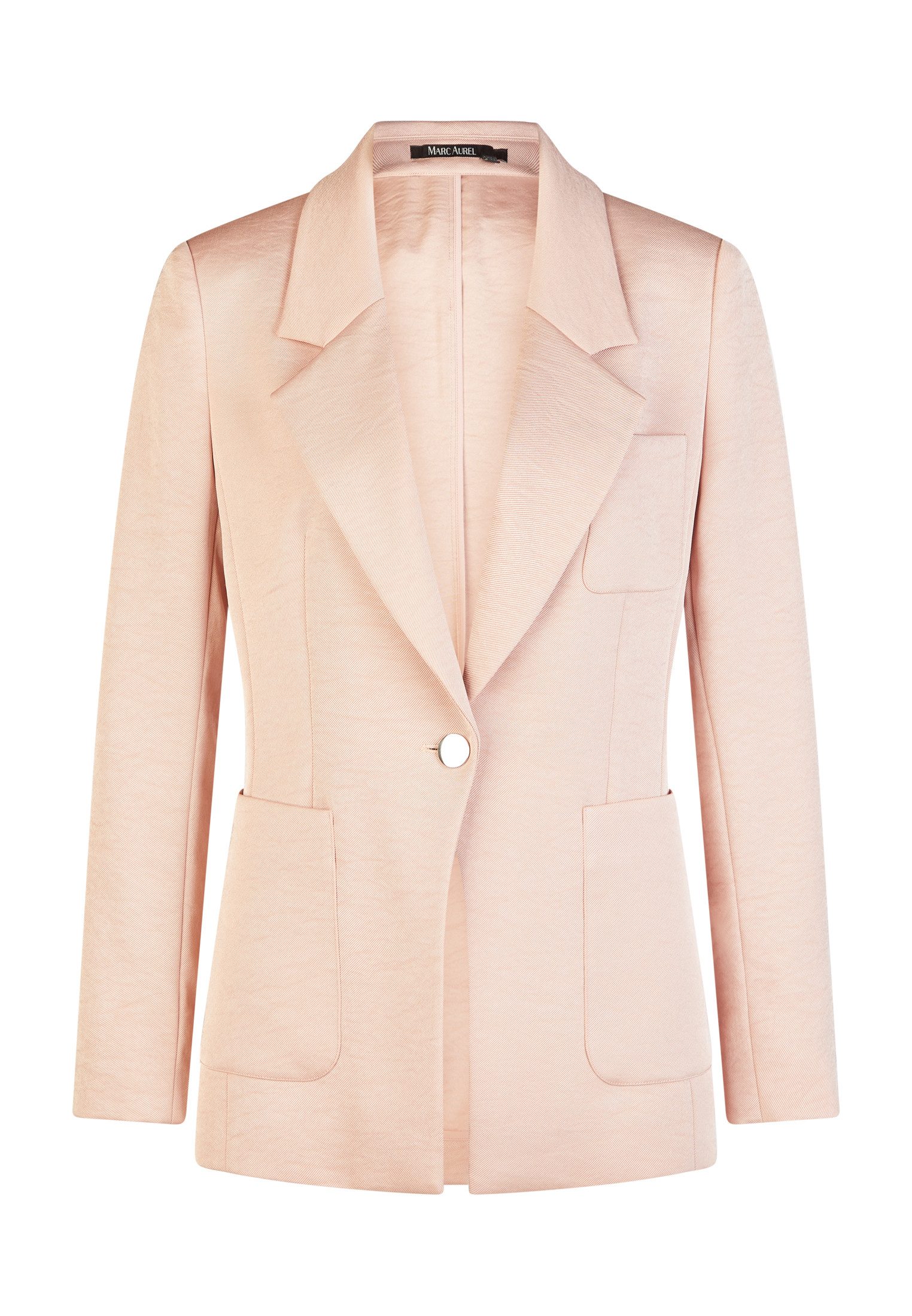 MARC AUREL Kurzblazer Blazer aus schimmerndem Twill