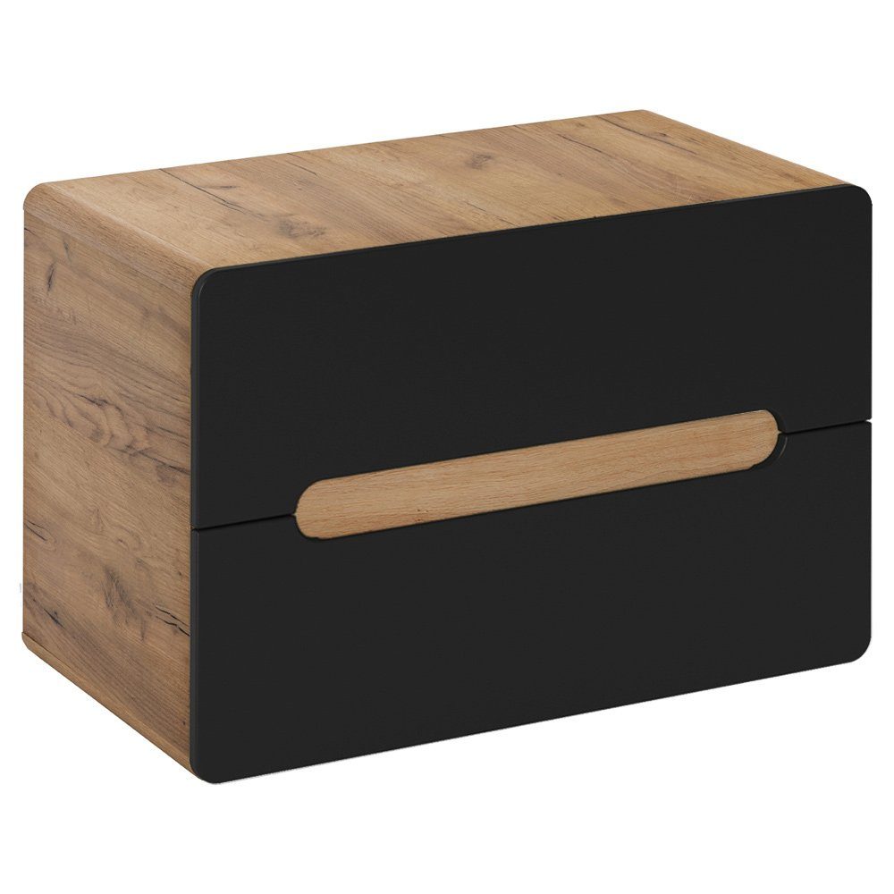Lomadox Waschbeckenschrank NEW-LUTON Wotan Eiche Nb. günstig online kaufen