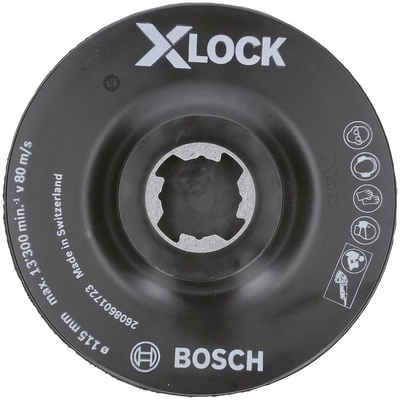 Bosch Professional Schleifscheibe »X-LOCK«, SCM Stützteller mit Mittelstift, 115mm