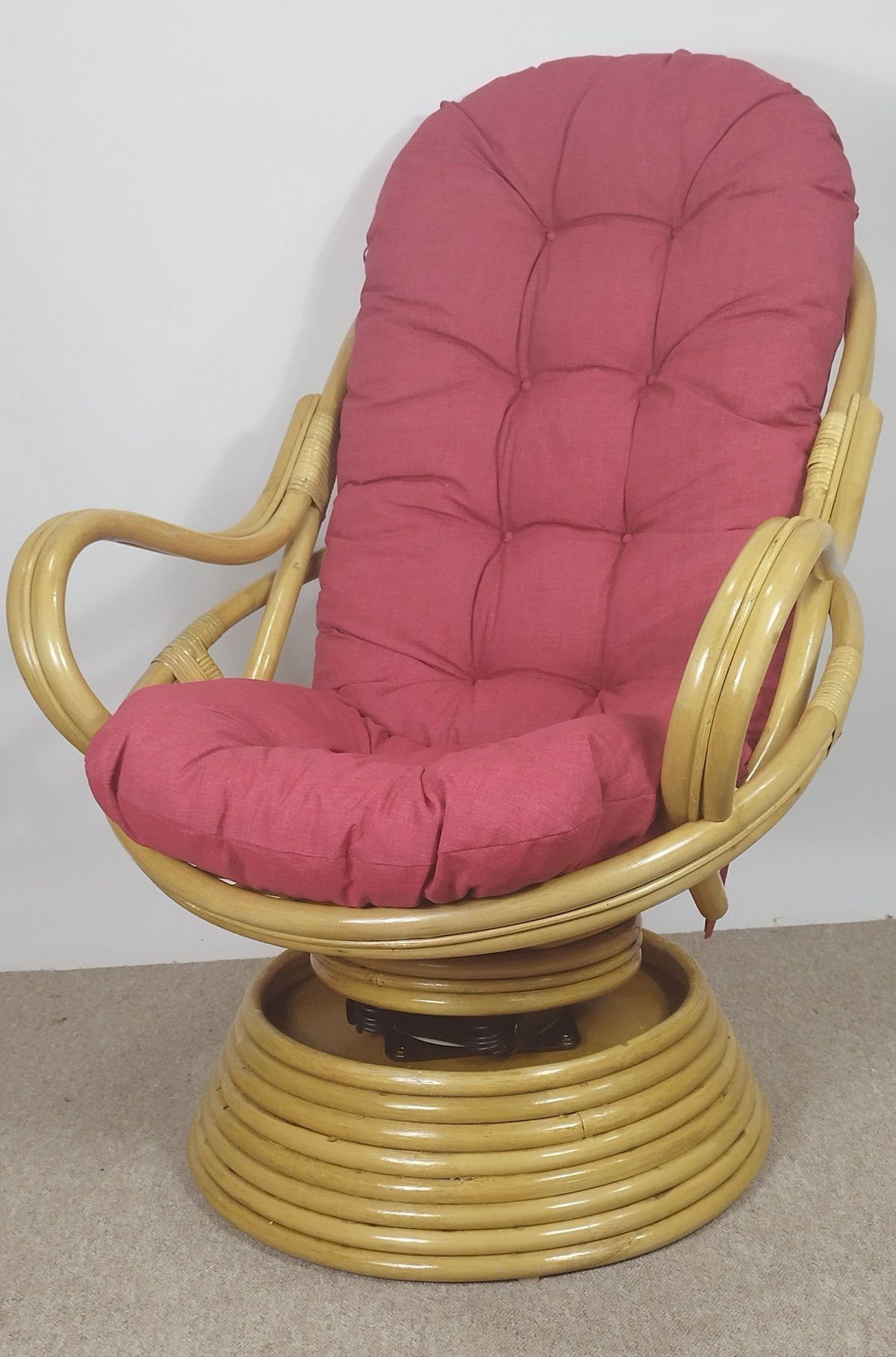 Rattani Rattanstuhl Rattan Drehsessel, Drehwippsessel Linda günstig online kaufen