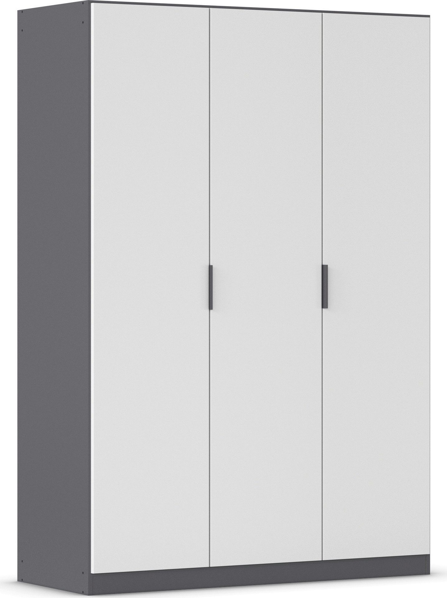 rauch Kleiderschrank Drehtürenschrank Schrank Garderobe Ankleide Schlafzimmer LAGOA (3 verschiedene Ausstattungen BASIC/CLASSIC/PREMIUM (inkl. SOFT-CLOSE) moderne Kantengriffe aus Metall, optional mit Aufsatz MADE IN GERMANY