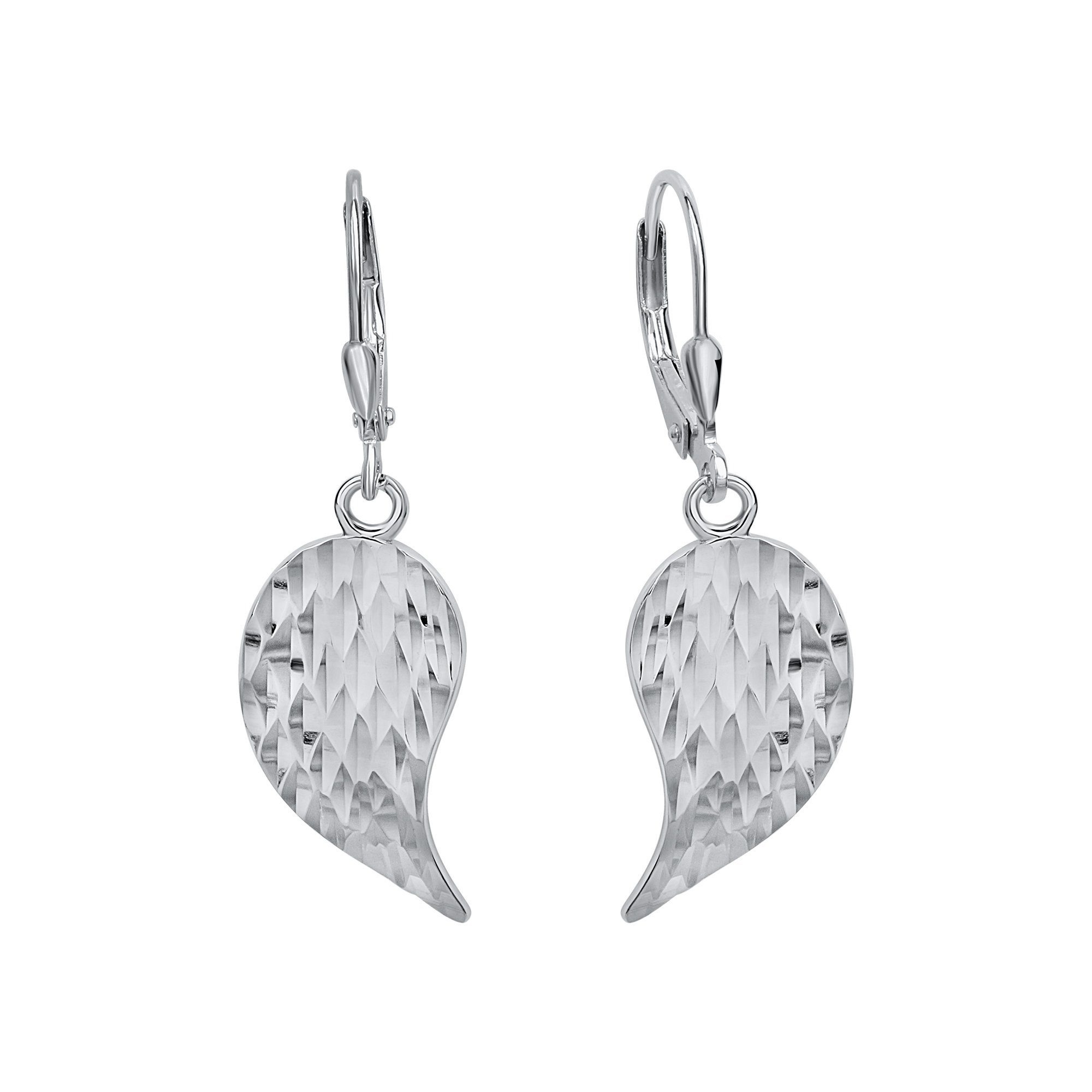 Vivance Paar Ohrhänger 925 Silber rhodiniert diamantiert