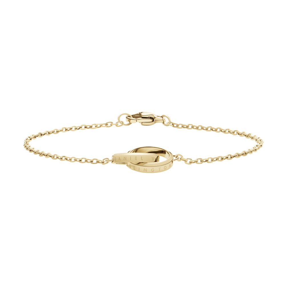 Daniel Wellington Armband Sluivý pozlacený náramek Elan Unity DW0040021 - Length: 17.5 cm