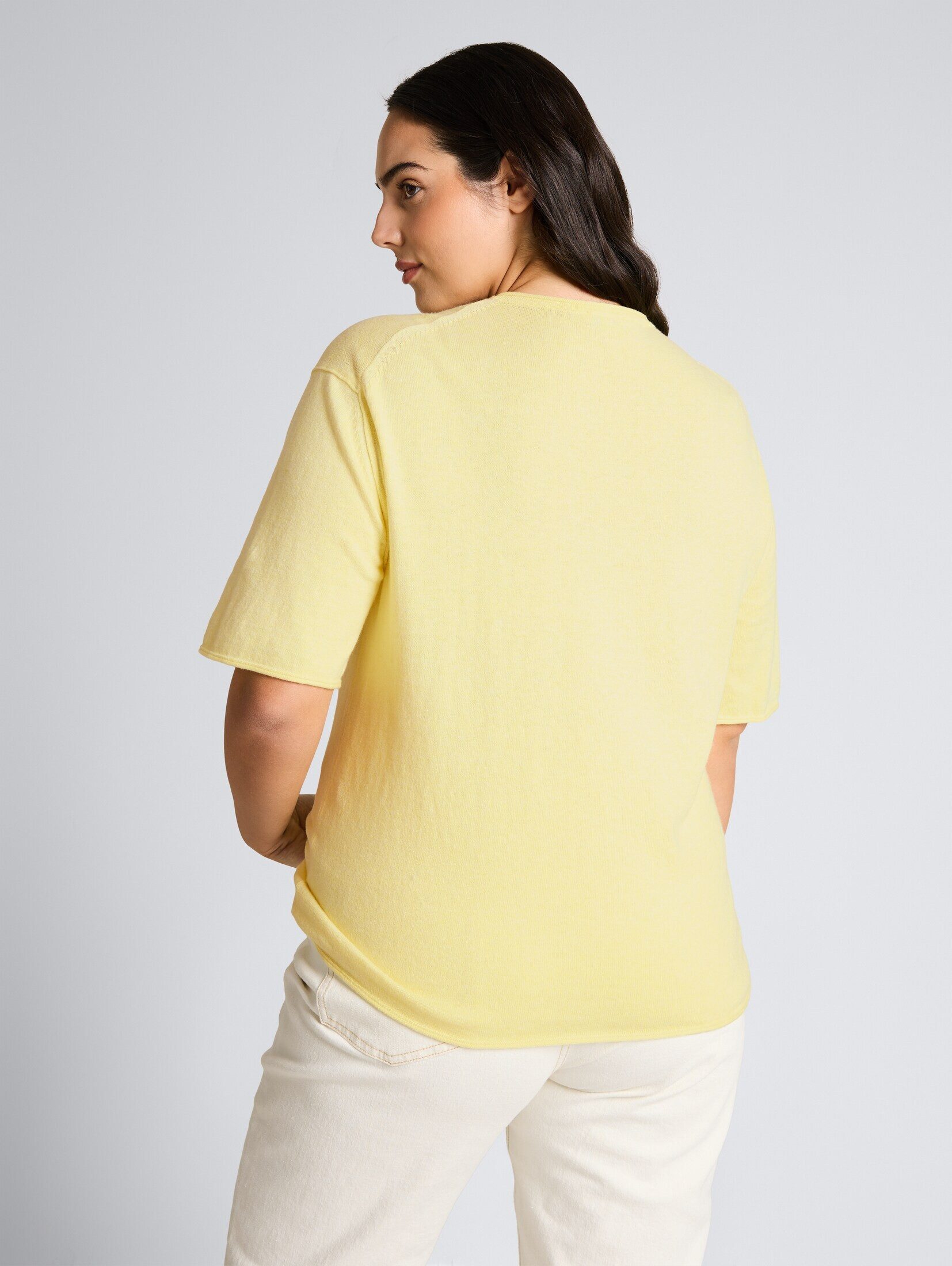 TOM TAILOR PLUS Strickpullover Pullover & Strickjacken Plus Size - Loose Fit Strickpullover mit Kaschmir-Anteil