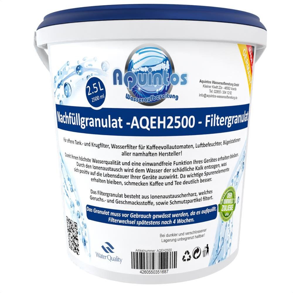 Aquintos Wasseraufbereitung Kalk- und Wasserfilter Kalkschutz++ Nachfüll Granulat für Wasserfilter, Zubehör für Aquintos-Water-Technologie, Auch für sehr hartes Wasser geeignet.