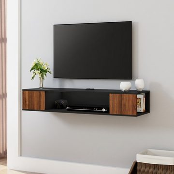 FITUEYES Lowboard (TV Board hängend, Hängeschrank mit Kabelöffnung), Breite 100 cm