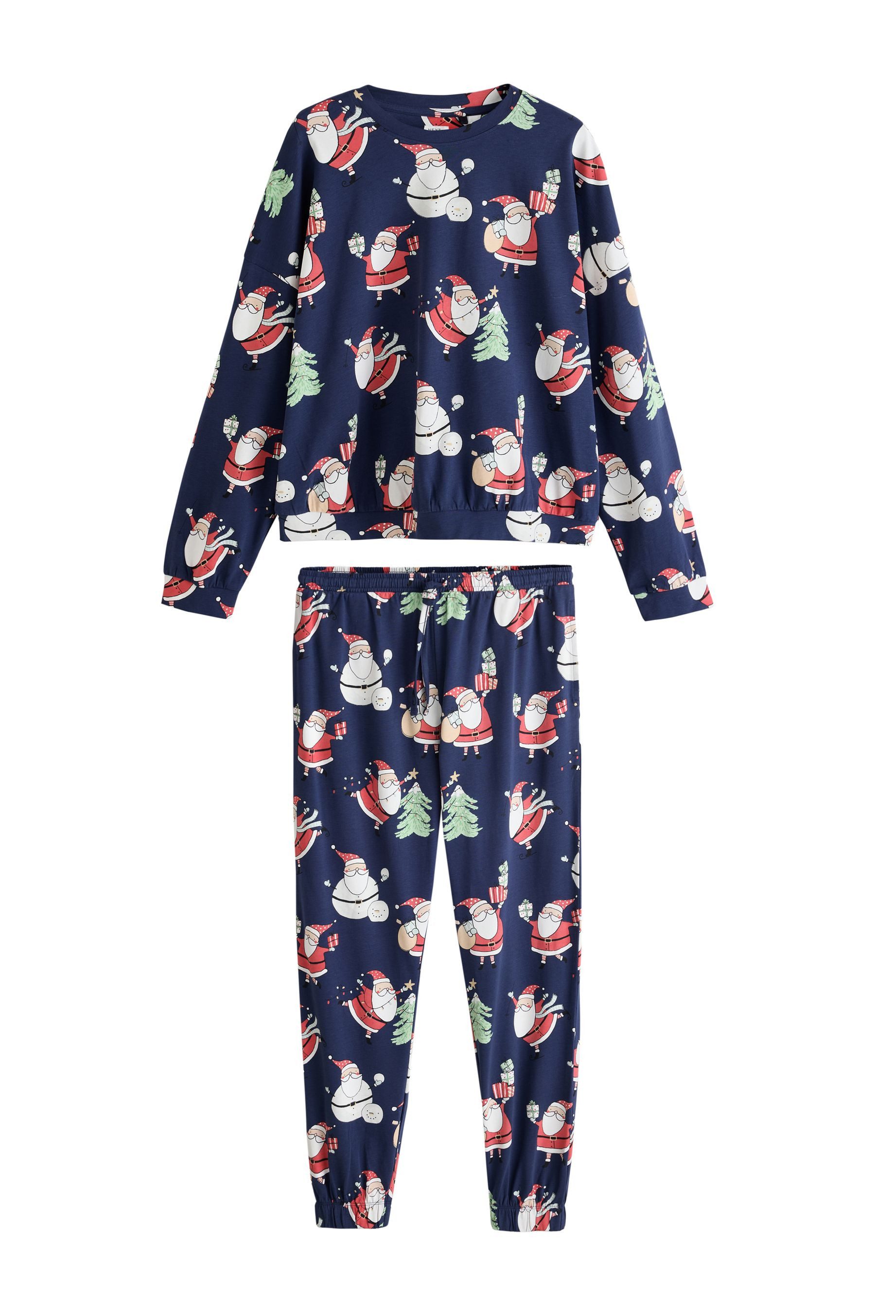 Next Pyjama Langärmeliger Familien-Schlafanzug, Weihnachten (2 tlg)