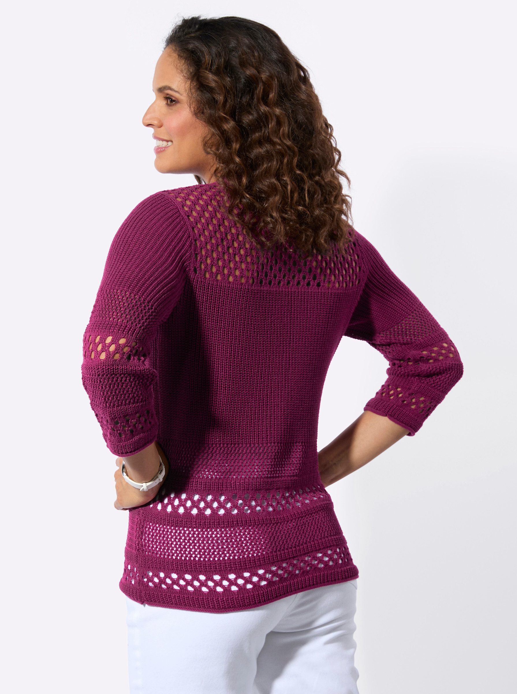 Witt Strickpullover Ajourpullover . günstig online kaufen