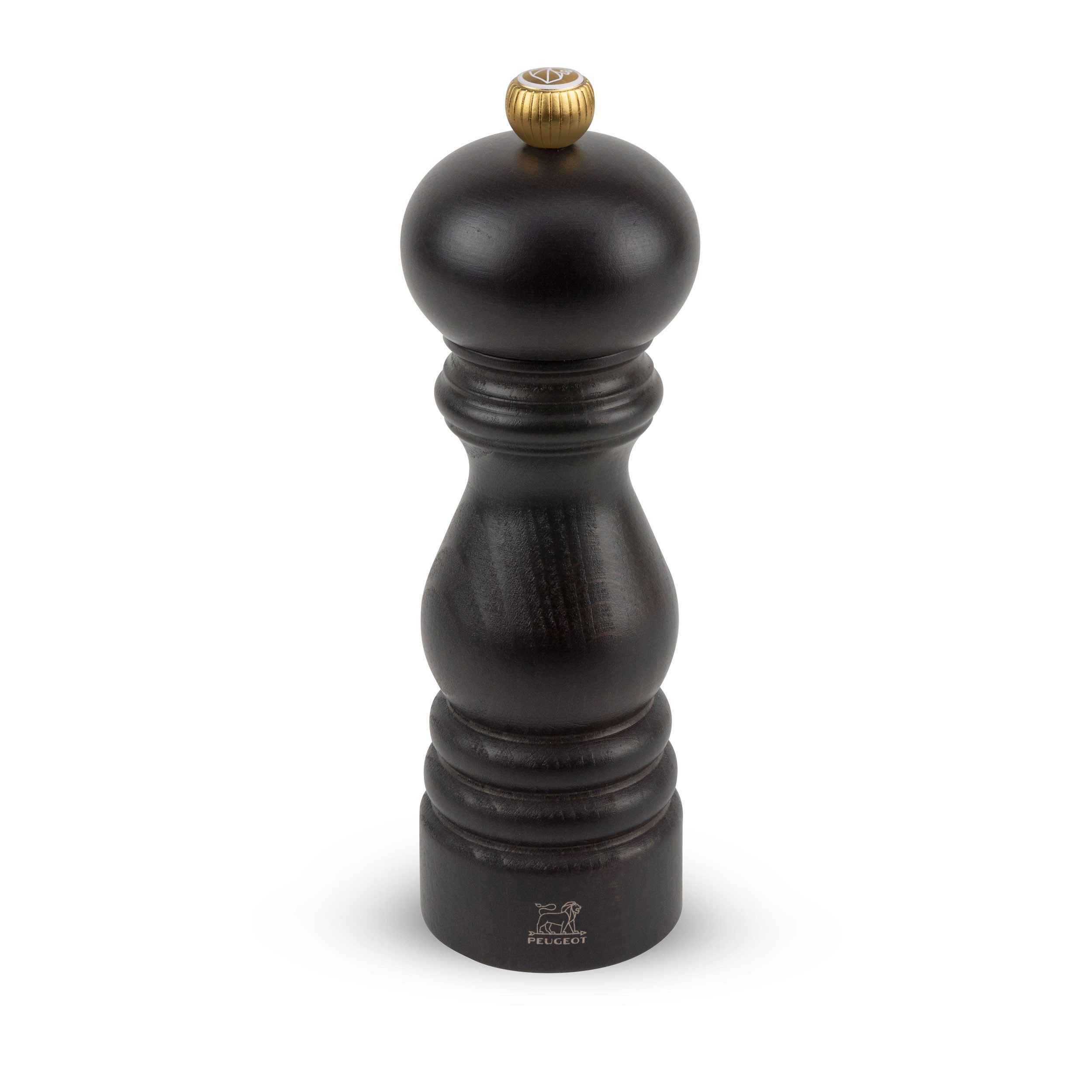 Salzmühle PARIS 18cm Buchenholz Schoko Stahlmahlwerk Gewürzmüh Manuell