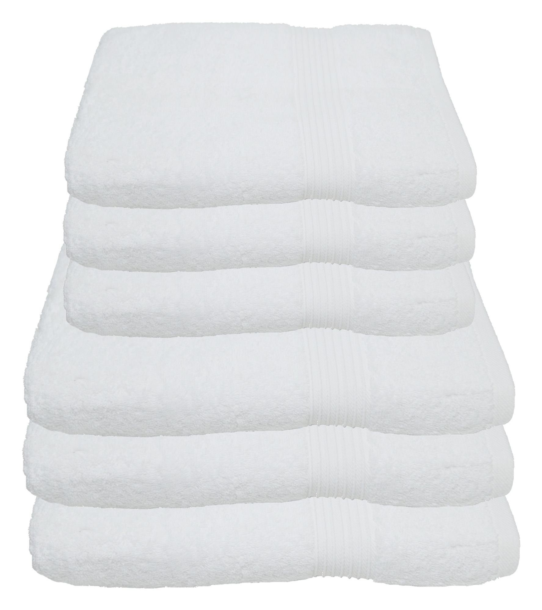 Julie Julsen Handtücher 6-Handtücher-Weiss, Baumwolle (6-St) günstig online kaufen