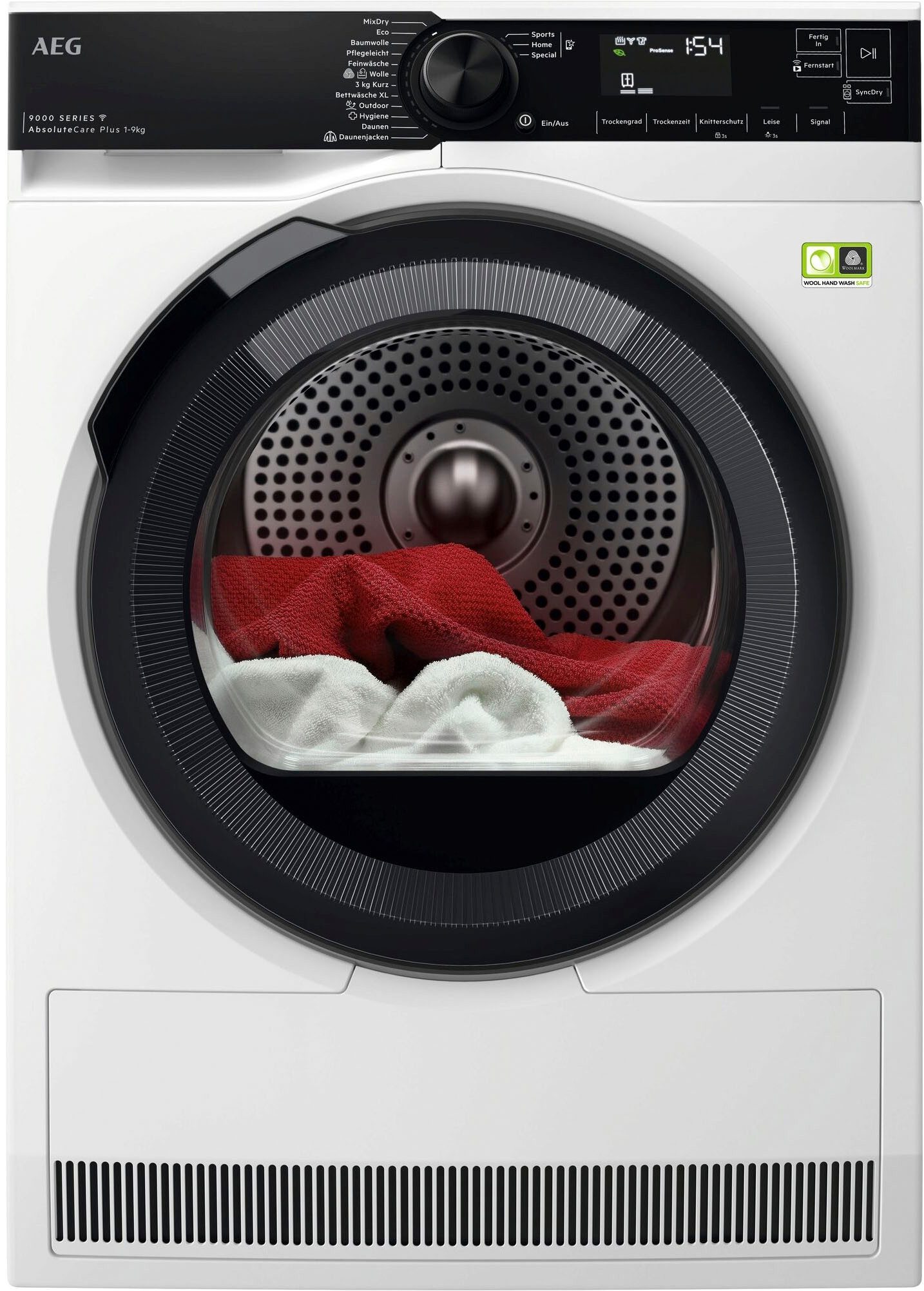 AEG Wärmepumpentrockner 9000 AbsoluteCare® Plus TR9W75790, 3D-Scan: Daunenjacken so flauschig und warm wie am ersten Tag