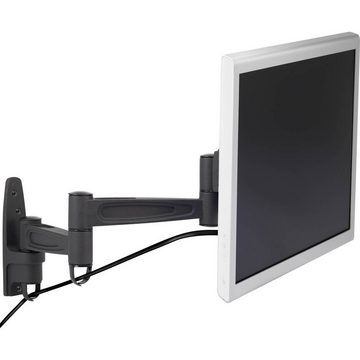 SpeaKa Professional Monitor-Wandhalterung 33 - 68.6 cm (13″ - 27) TV-Wandhalterung, (Ausziehbar, Mit Verriegelungsmechanismus)