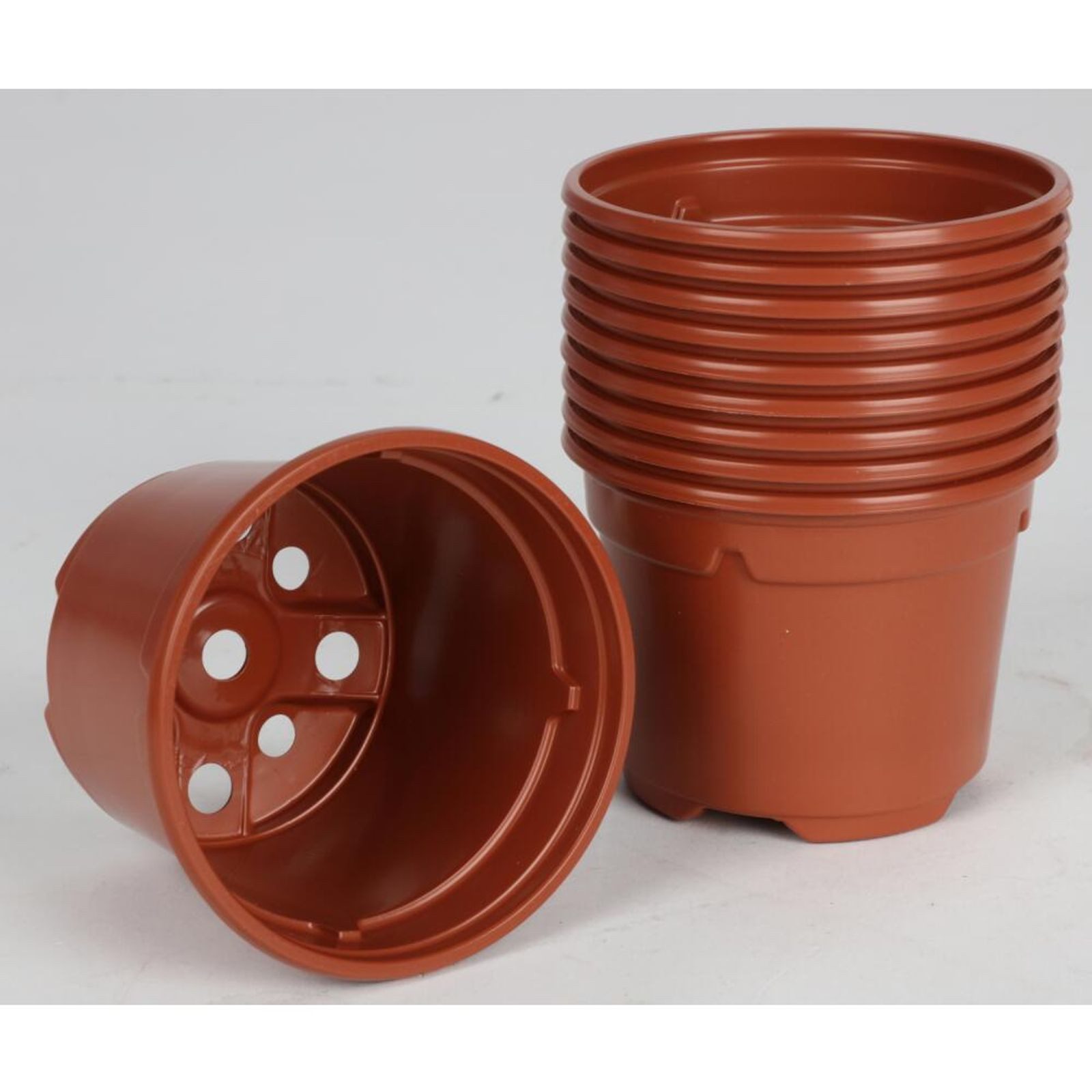 Romberg Anzuchttopf Anzuchttöpfe 10er 9cm Terracotta Pflanzschalen Aussaattopf Zieh Blumen