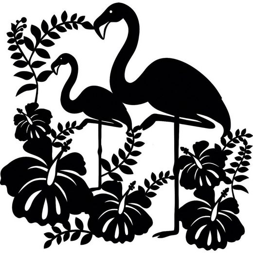 marabu malvorlage »silhouette schablone flamingo 30 x 30 cm« online kaufen  otto