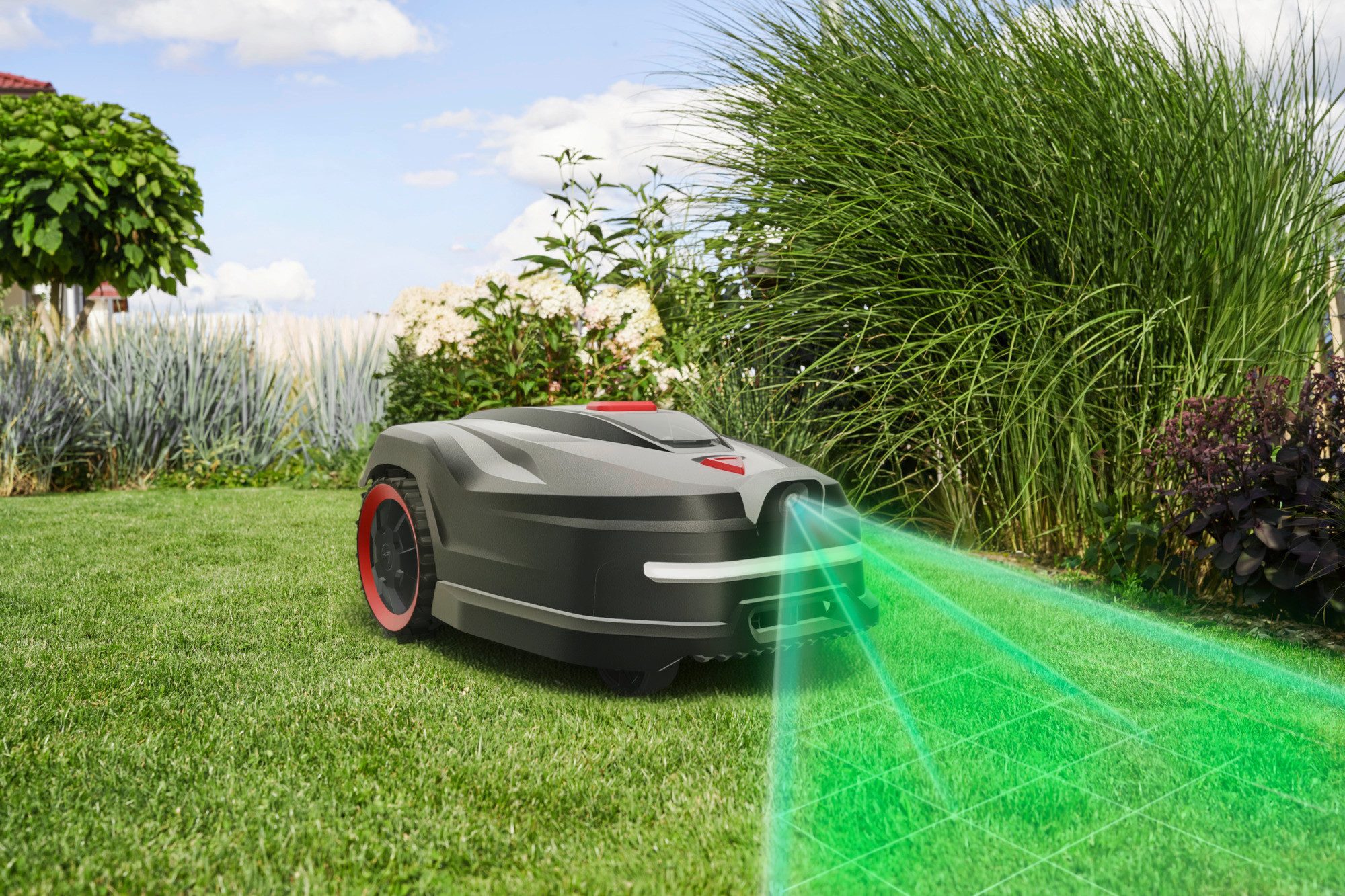 AL-KO Rasenmähroboter ROBOLINHO® 500 VISION, bis 500 m² Rasenfläche, Begrenzung: Virtuell, erkannt durch VISION (Kamera)