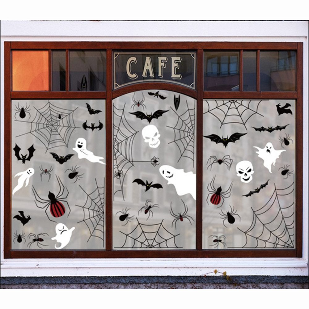 Coonoor Fensterfolie 15 Stück Halloween Fensterbilder,Halloweendeko günstig online kaufen