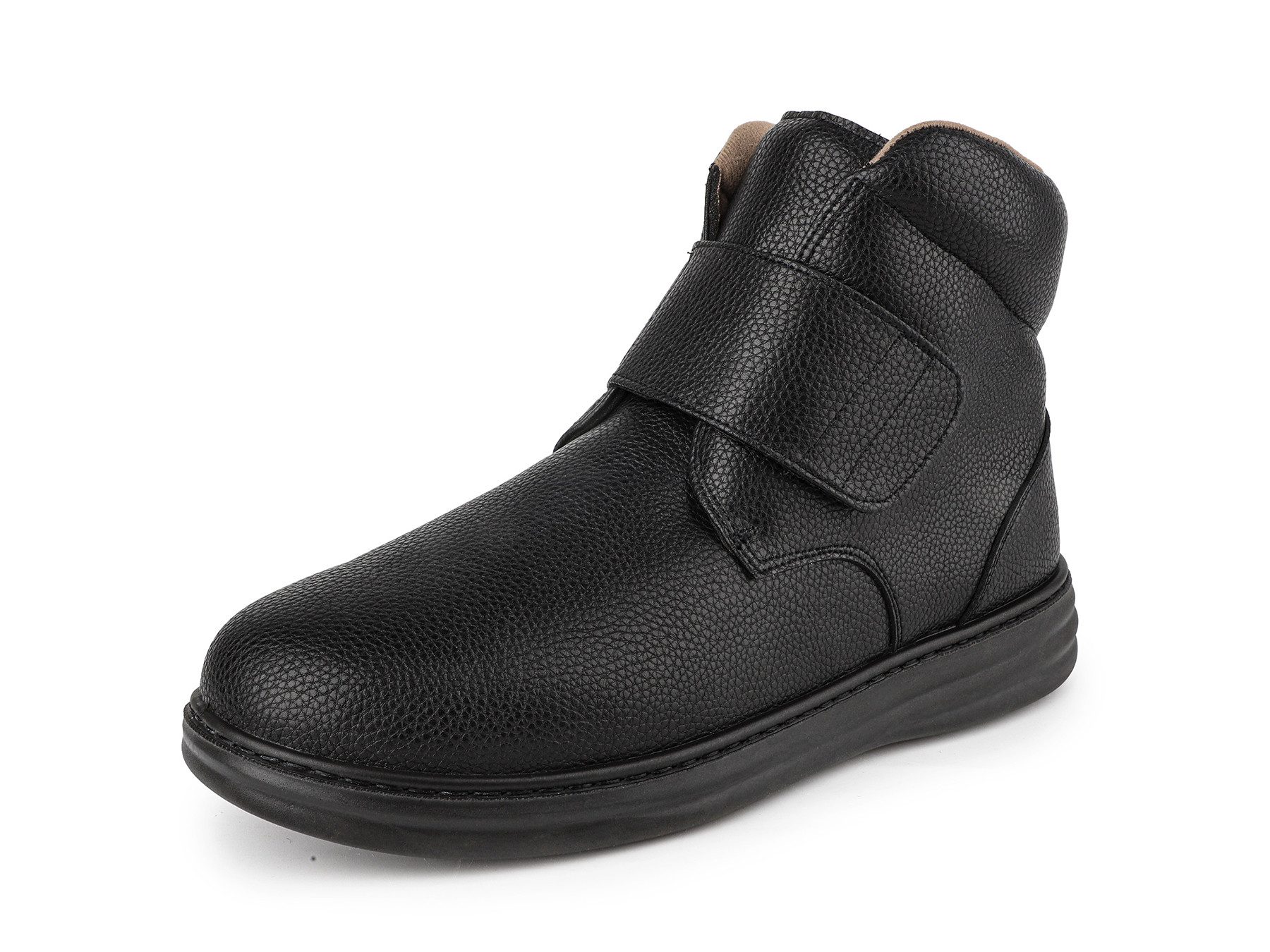 TIESTRA Herren Winterstiefel Warm Gefüttert – Extra Weit & Bequem Winterstiefel Rutschfeste Winterschuhe für Arbeit, Alltag & Draußen