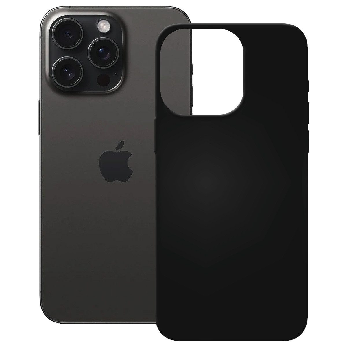 Smartphone-Hülle Soft TPU Case für Apple iPhone 16 Pro Max -black