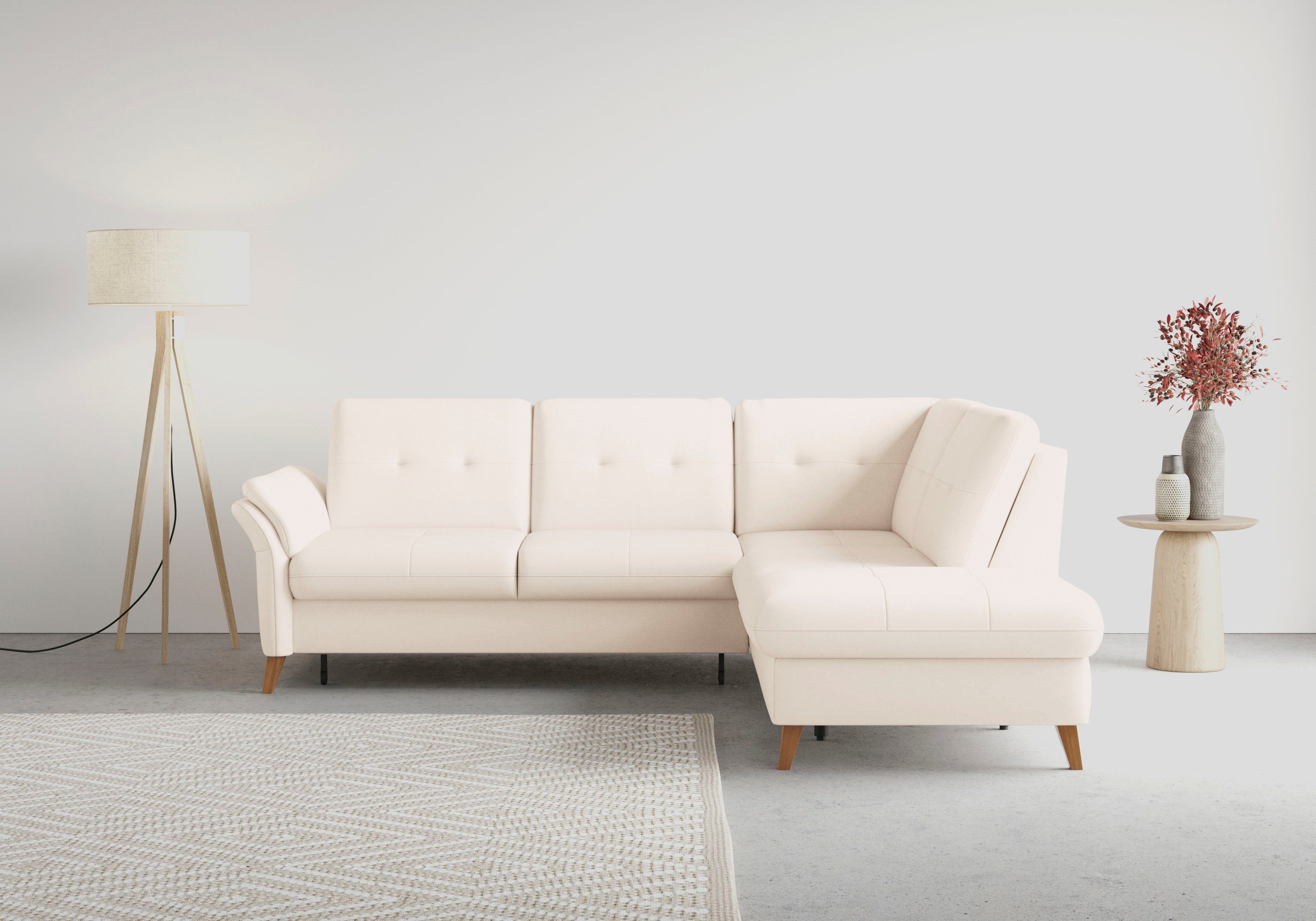 sit&more Ecksofa "Göteborg" inkl. Sitztiefenverstellung, wahlweise mit Bett günstig online kaufen