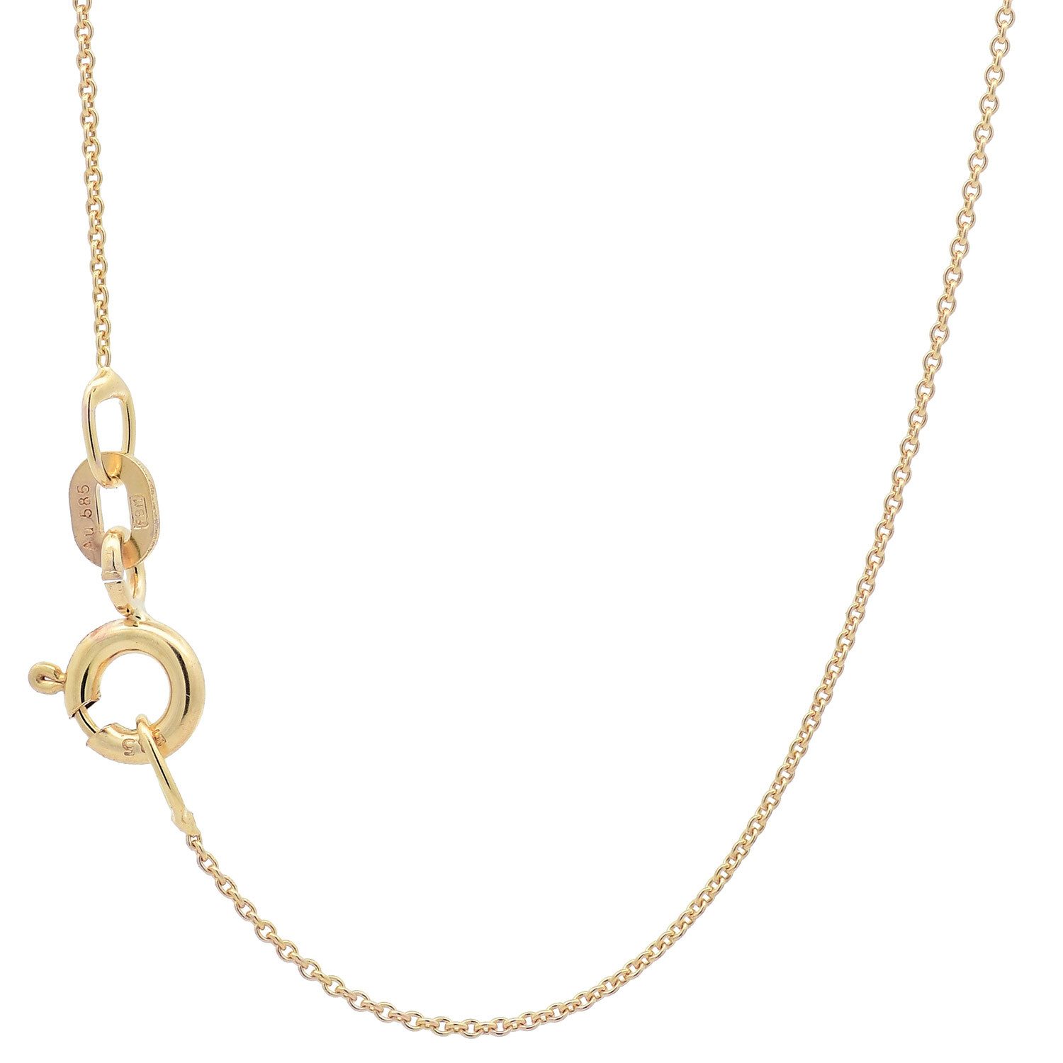 HOPLO Goldkette Goldkette Ankerkette Länge 36cm günstig online kaufen