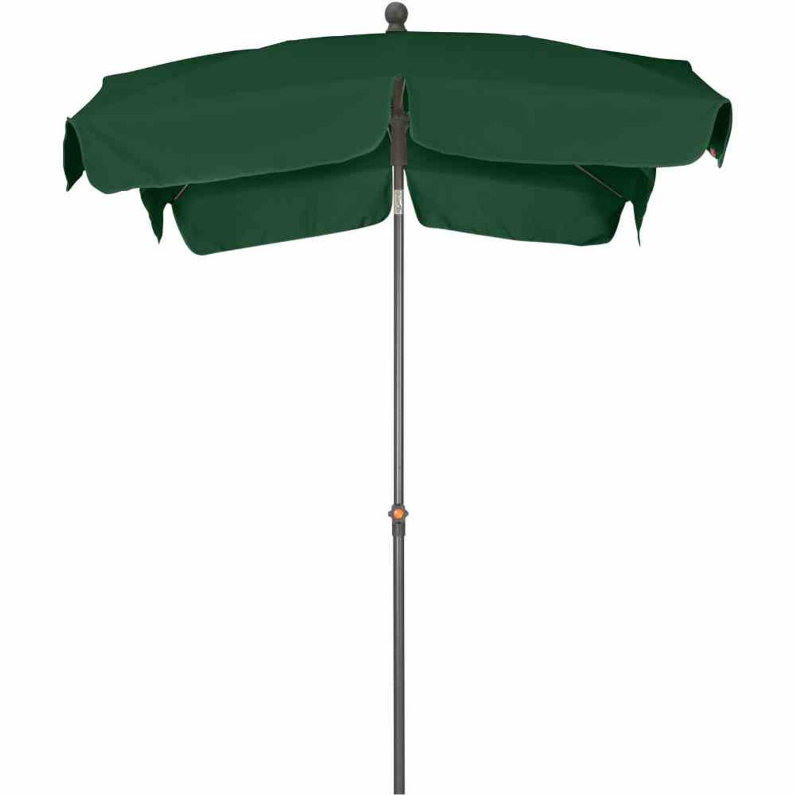 Siena Garden Sonnenschirm Tropico Mittelstockschirm anthrazit/grün 210x140cm Gestell Stahl anthr