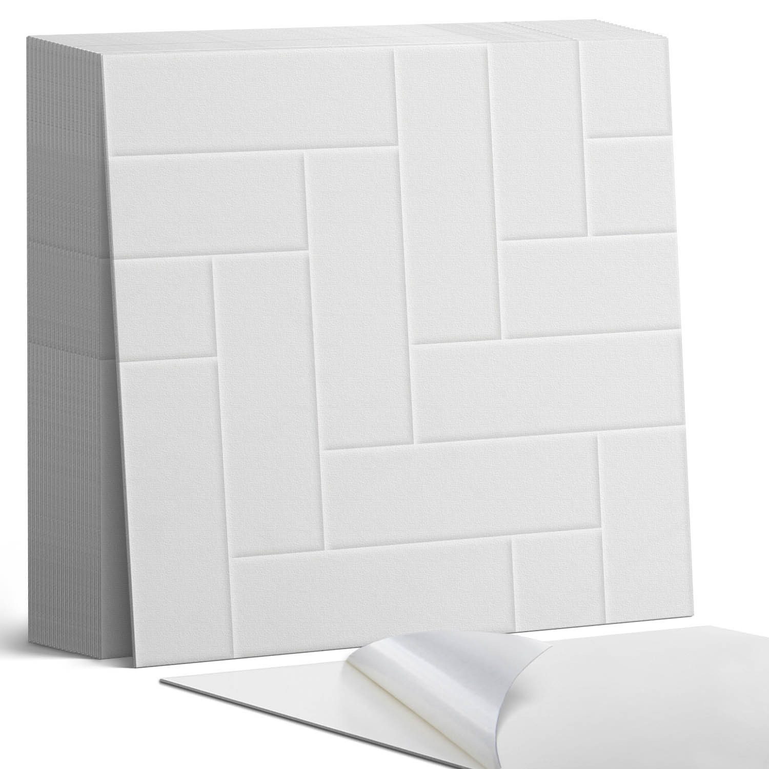 Coloray Vinylfliesen Selbstklebende Bodenfliesen aus Vinyl, Selbstklebende PVC-Fliesen