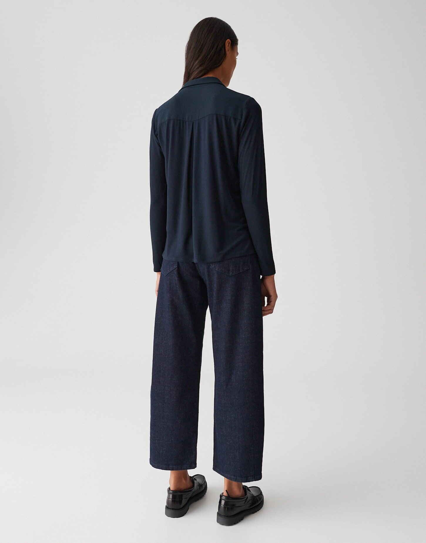 OPUS Shirtbluse FRERA Regular Shirtbluse aus Material Mix