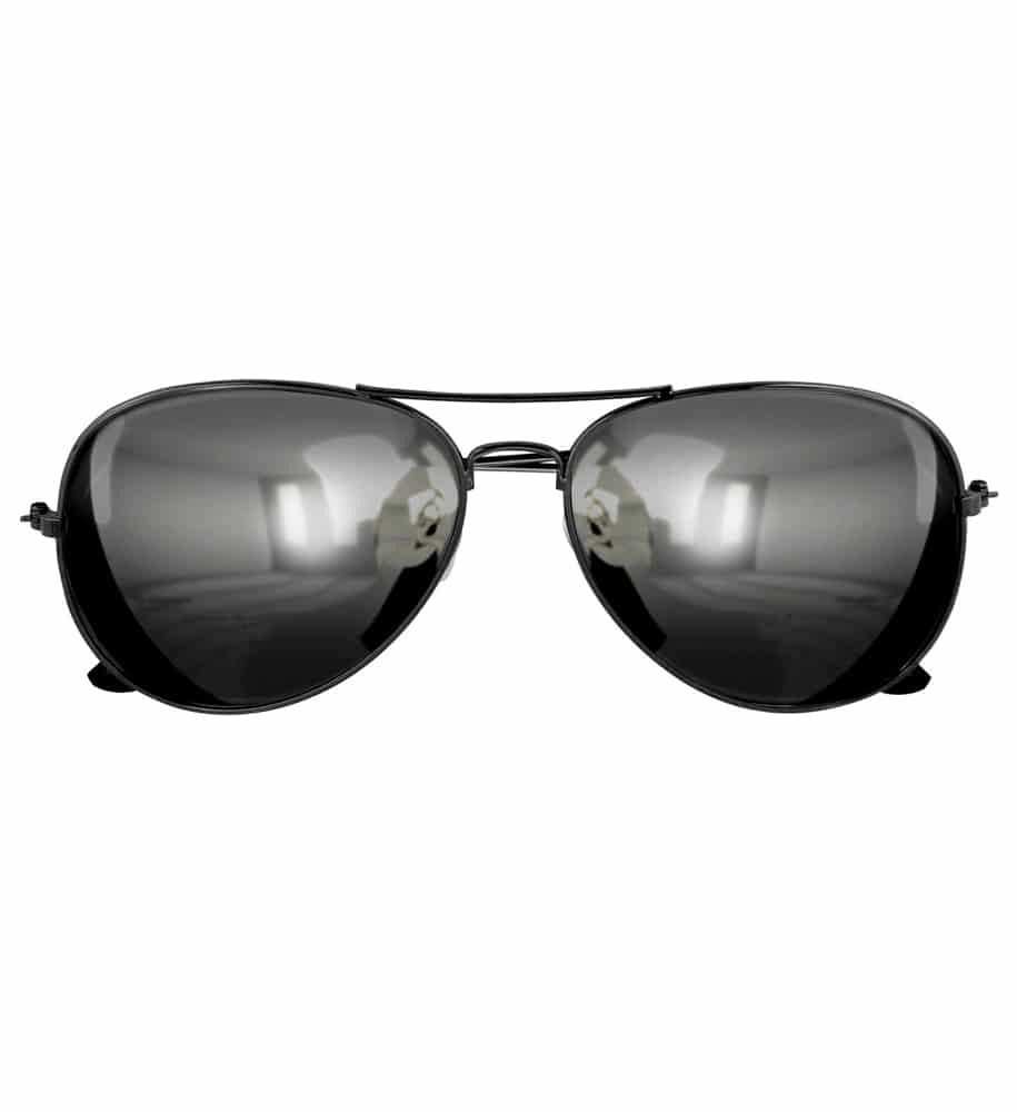 Widmann S.r.l. Kostüm Polizistenbrille mit verspiegelten Gläsern