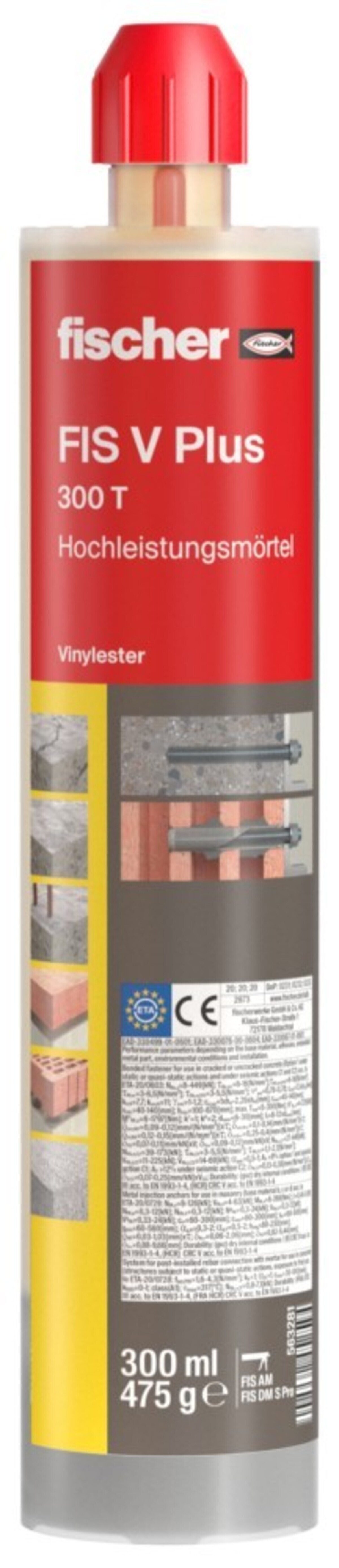 Fischer Klemmen Fischer Deutschl. Hochleistungsmörtel FIS VPlus300T(VE300)