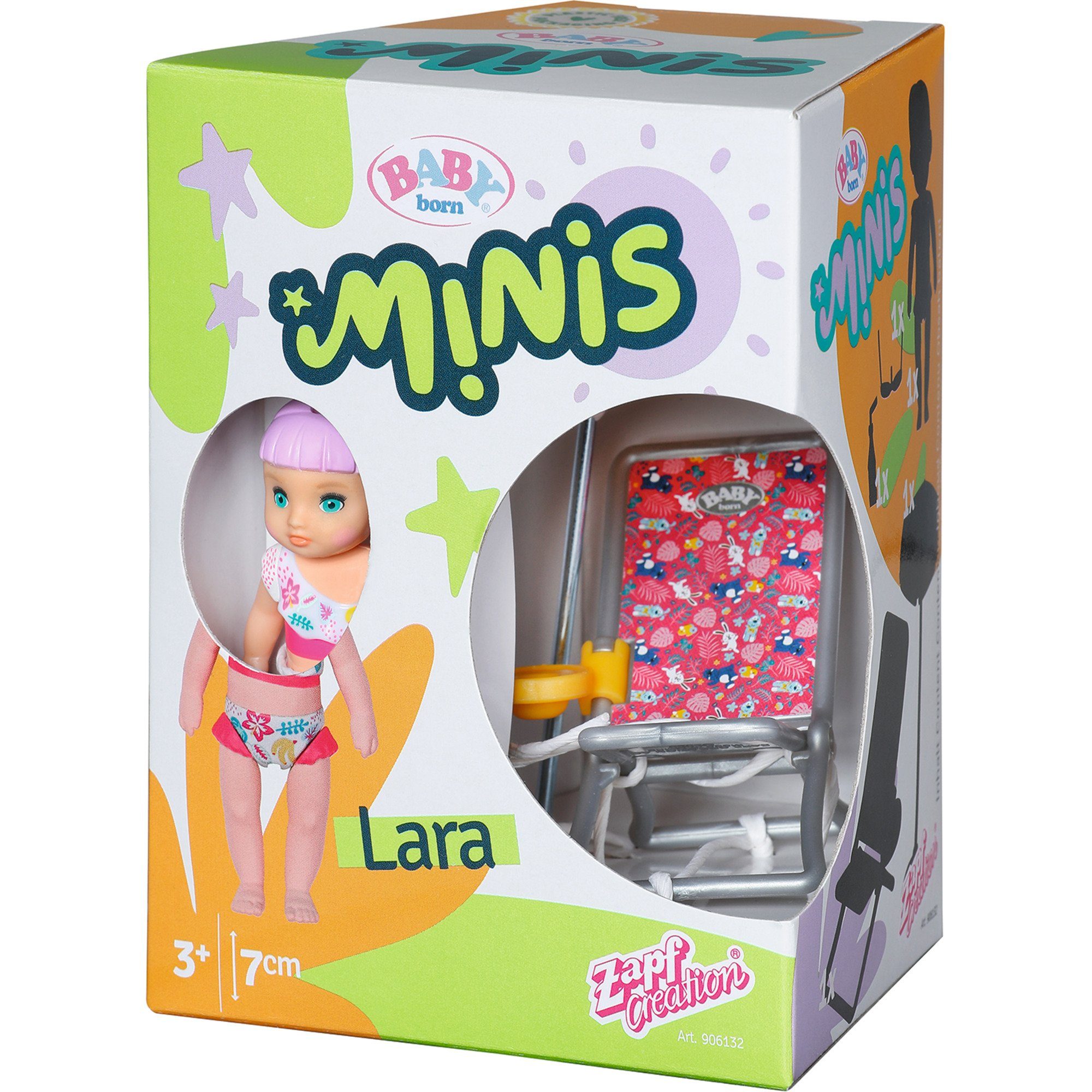 ZAPF Playset BABY Minis born® Zapf Babypuppe Creation® Creation -