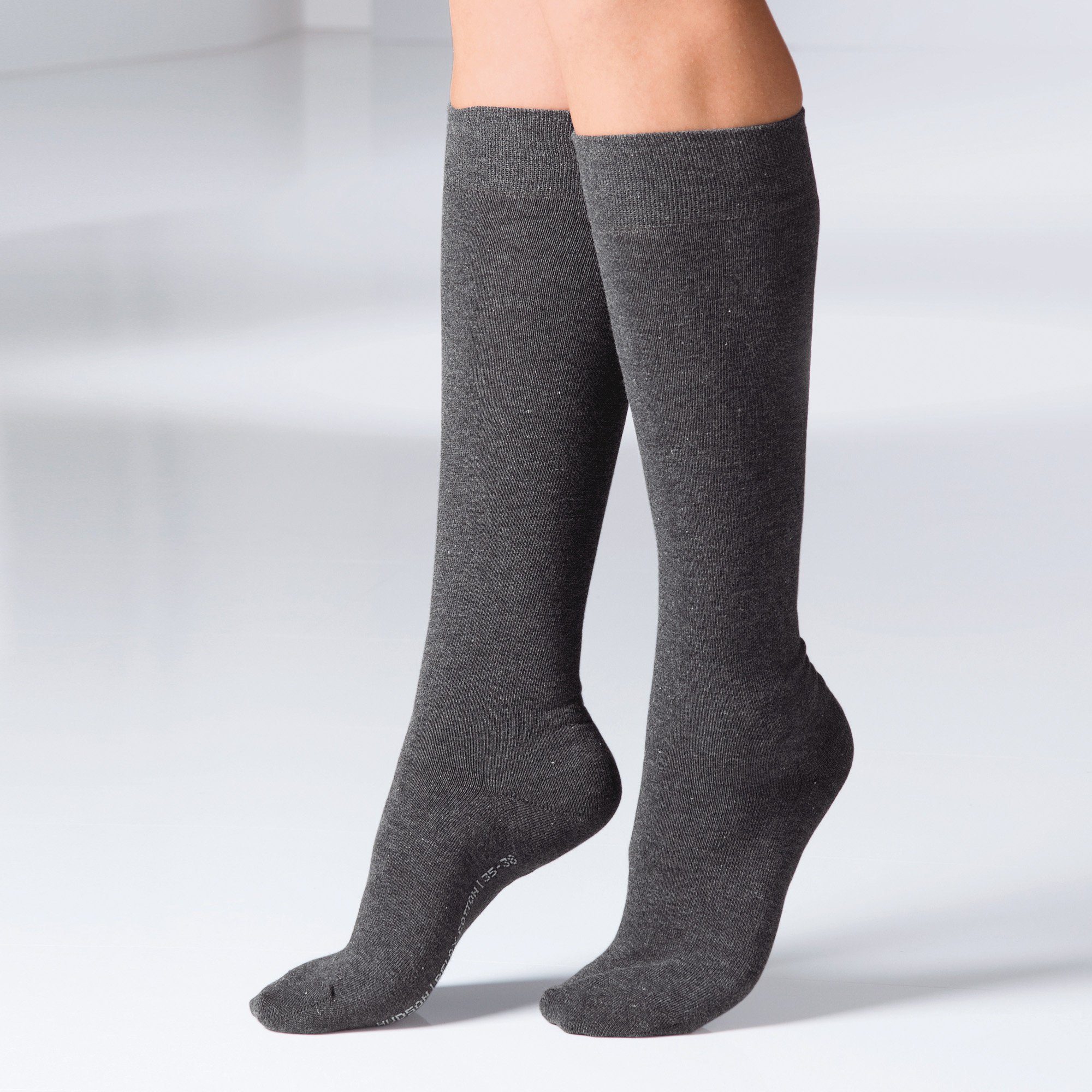 Hudson Kniestrümpfe Damen-Kniestrümpfe 1 Paar Uni